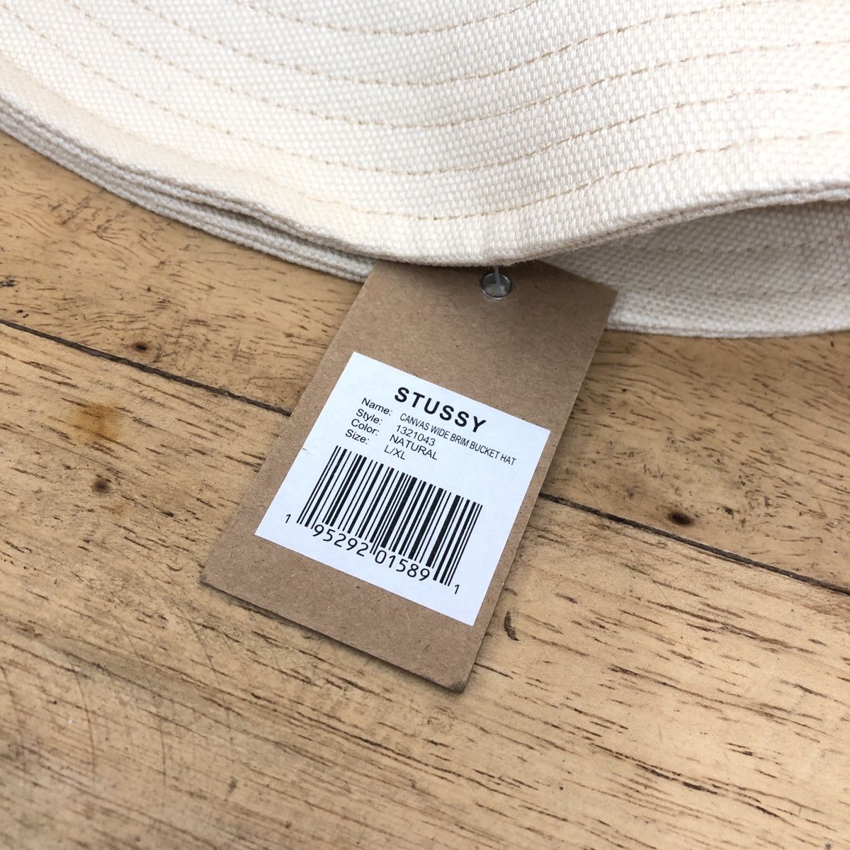 Stussy × Vintage Stussy Canvas Wide Brim Bucket Size ONE SIZE - 5 Thumbnail