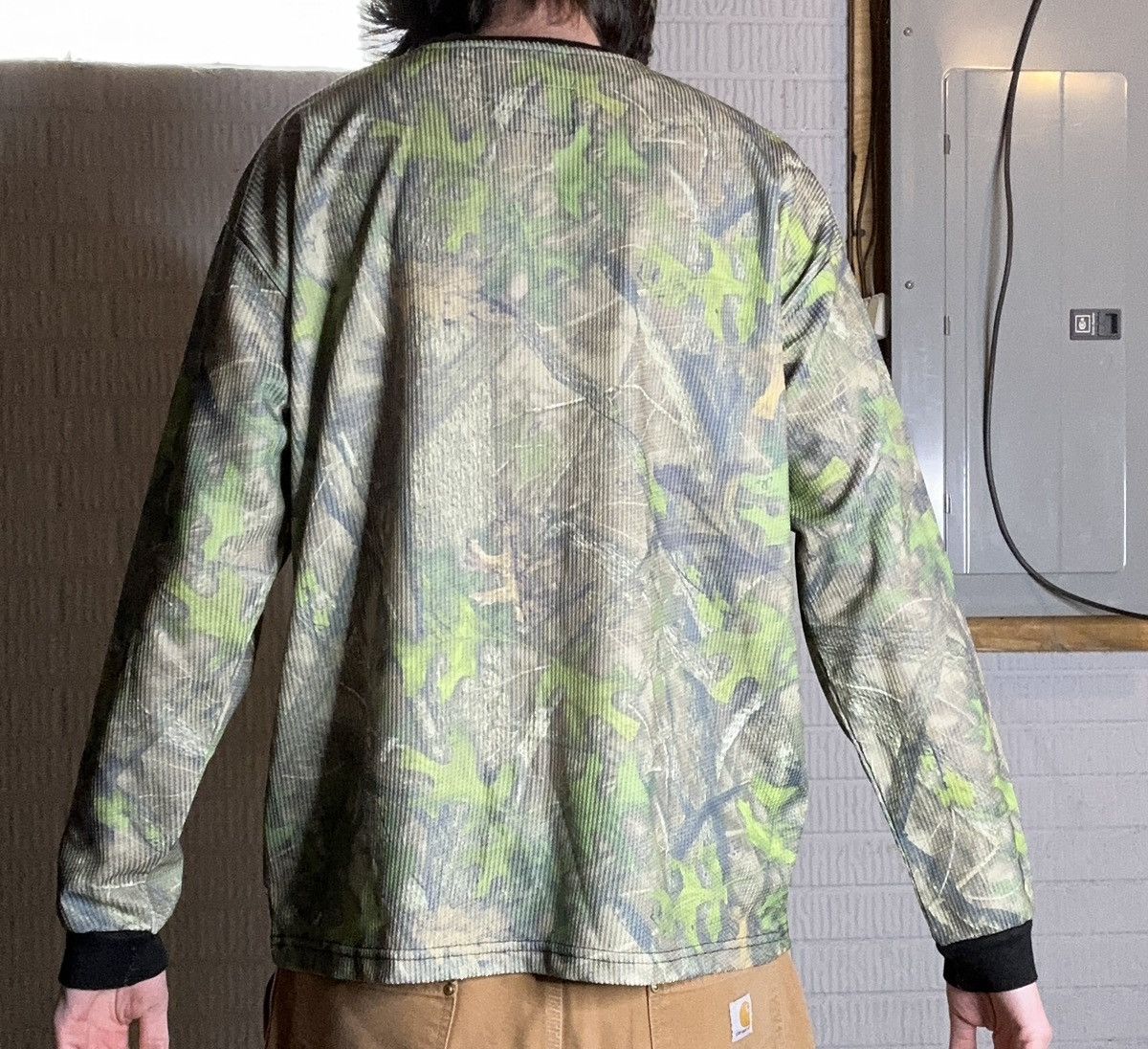 Vintage Vintage Camouflage Thermal Long Sleeve Size US XL / EU 56 / 4 - 2 Thumbnail