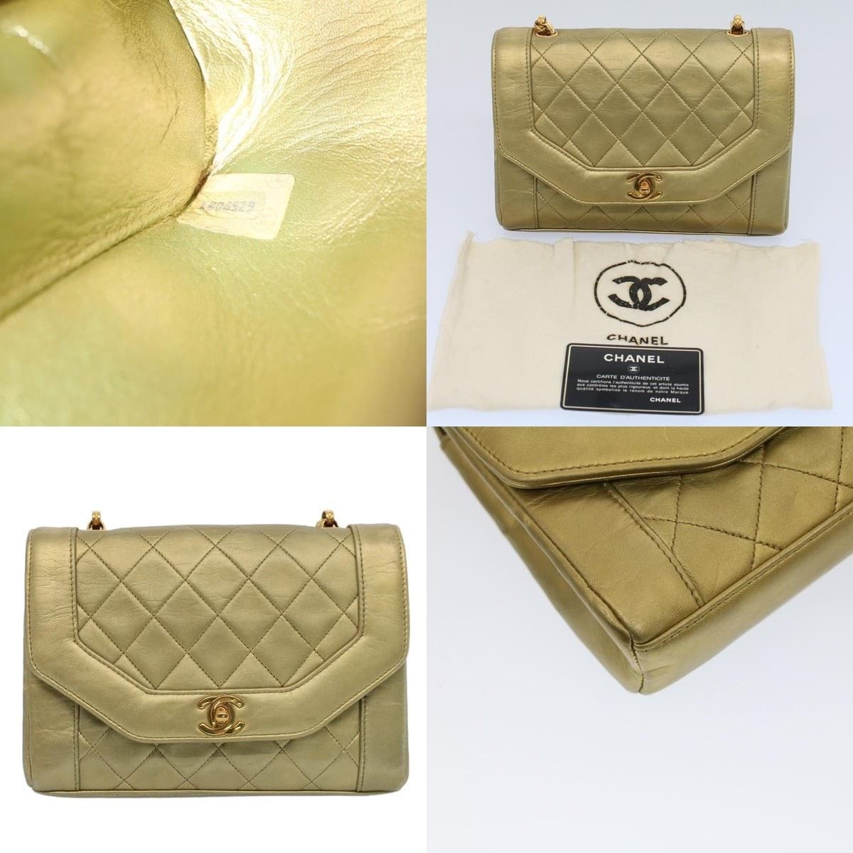 Chanel Chanel Matelasse Turn Lock Chain Shoulder Bag Size ONE SIZE - 5 Thumbnail