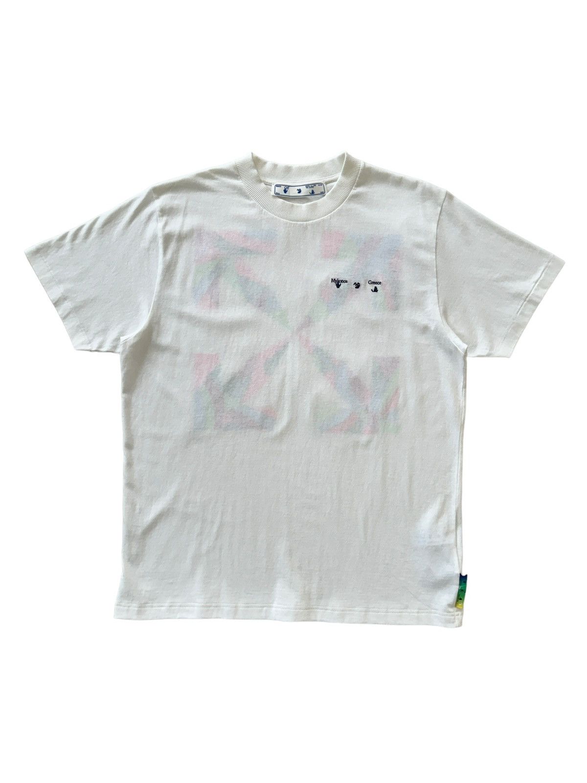 Off-White Off-White Mykonos Exclusive Arrow Tee Size US L / EU 52-54 / 3 - 3 Thumbnail