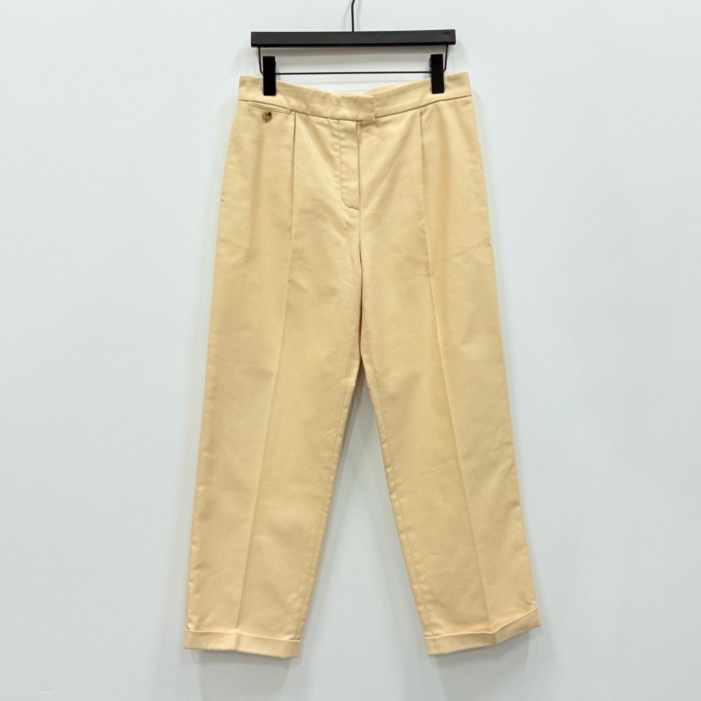 Hermes Hermes Beige Cropped Cuffed Jeans Size 38" / US 16 / IT 52 - 1 Thumbnail