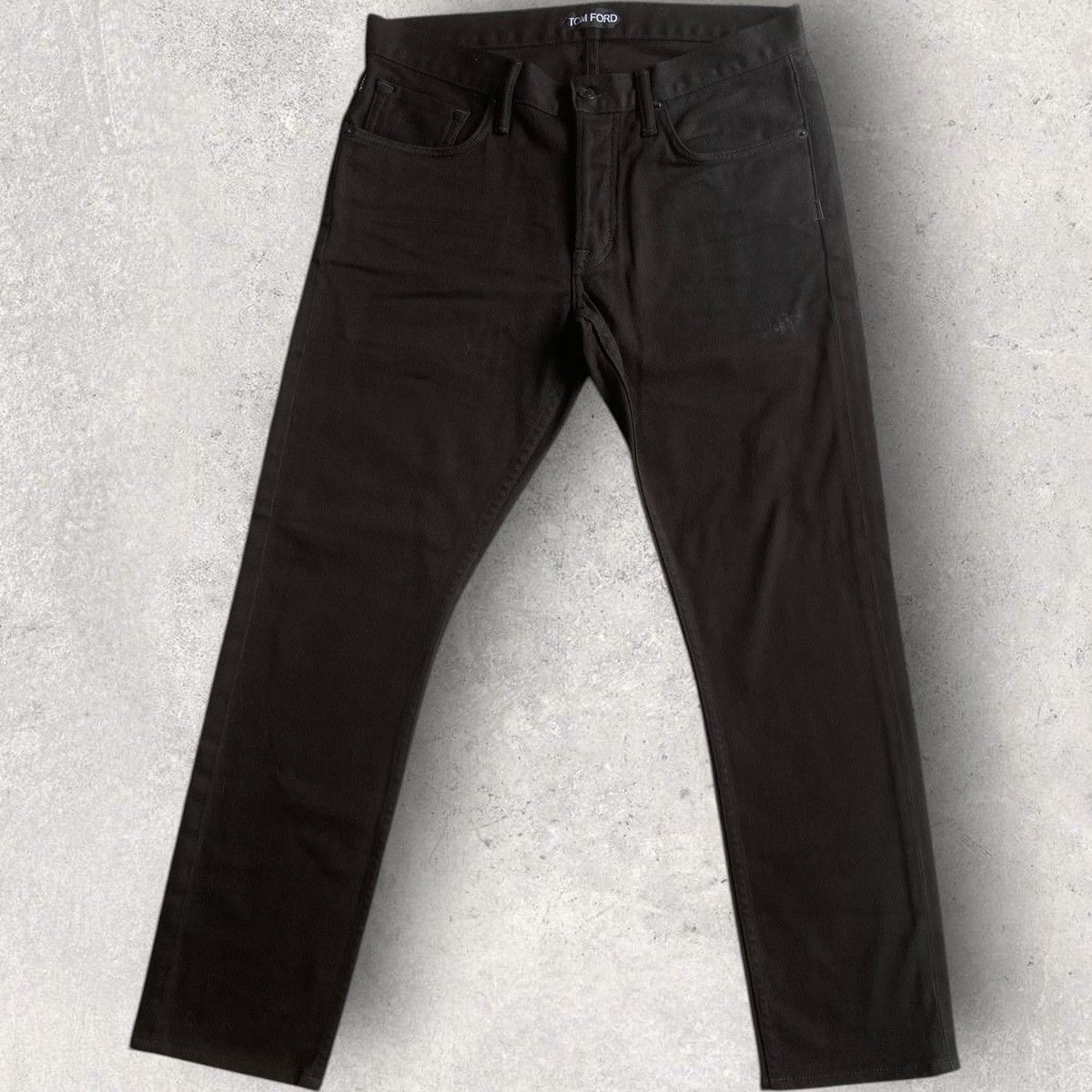Tom Ford Tom Ford Brushing Cotton Slim Fit Denim Size US 33 - 2 Thumbnail