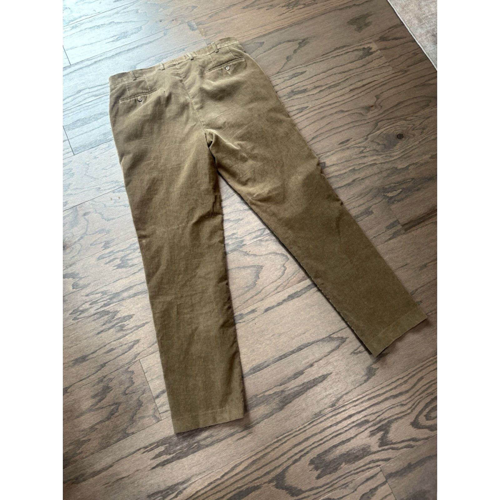 Ralph Lauren LAUREN RALPH LAUREN Flat Front Corduroy Pants MENS 36Wx34L Brown Bootcut Size US 36 / EU 52 - 7 Thumbnail
