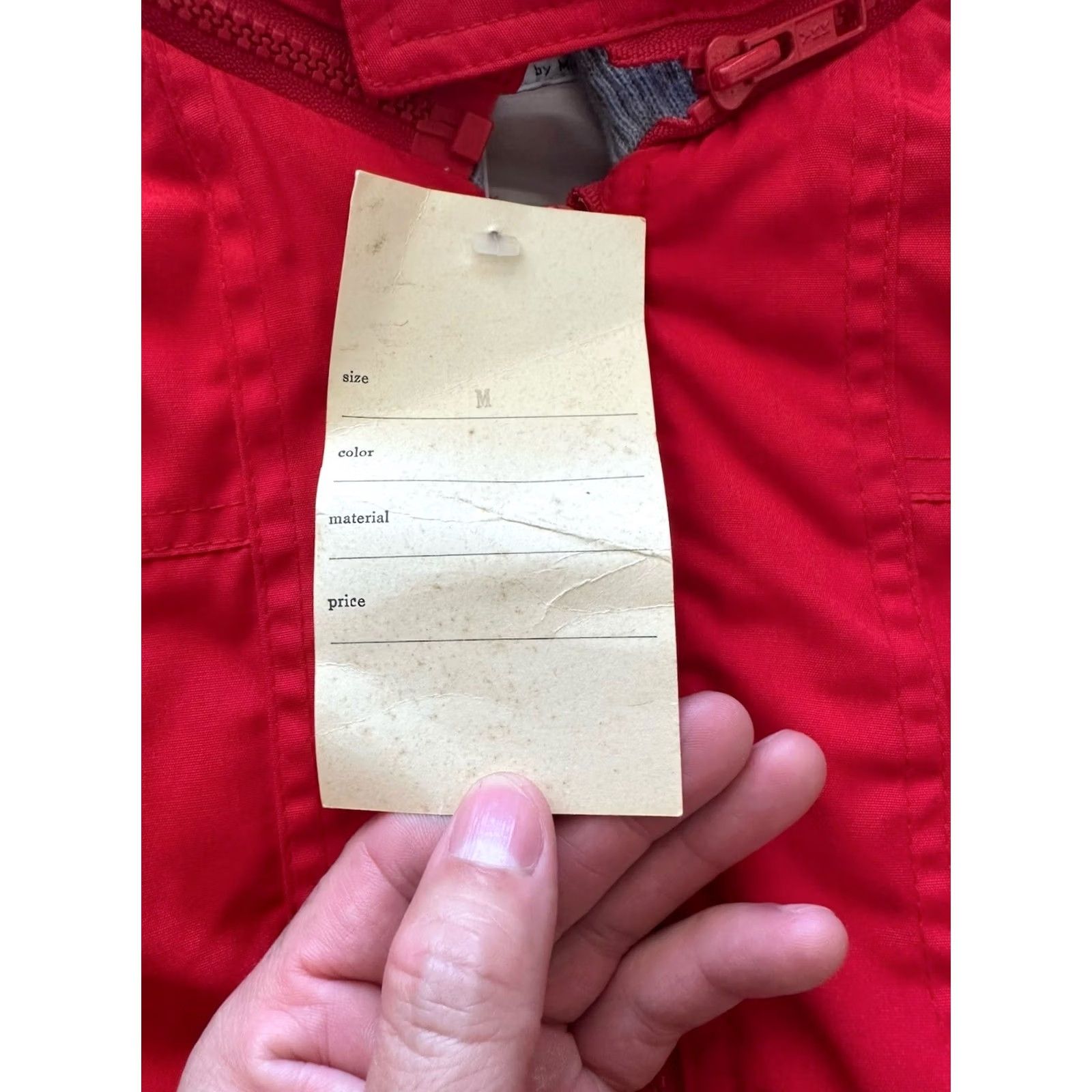 Vintage VINTAGE 80s Midamerica Very Red Nylon Puffer Jacket Ski Men M NWT Size US M / EU 48-50 / 2 - 5 Thumbnail