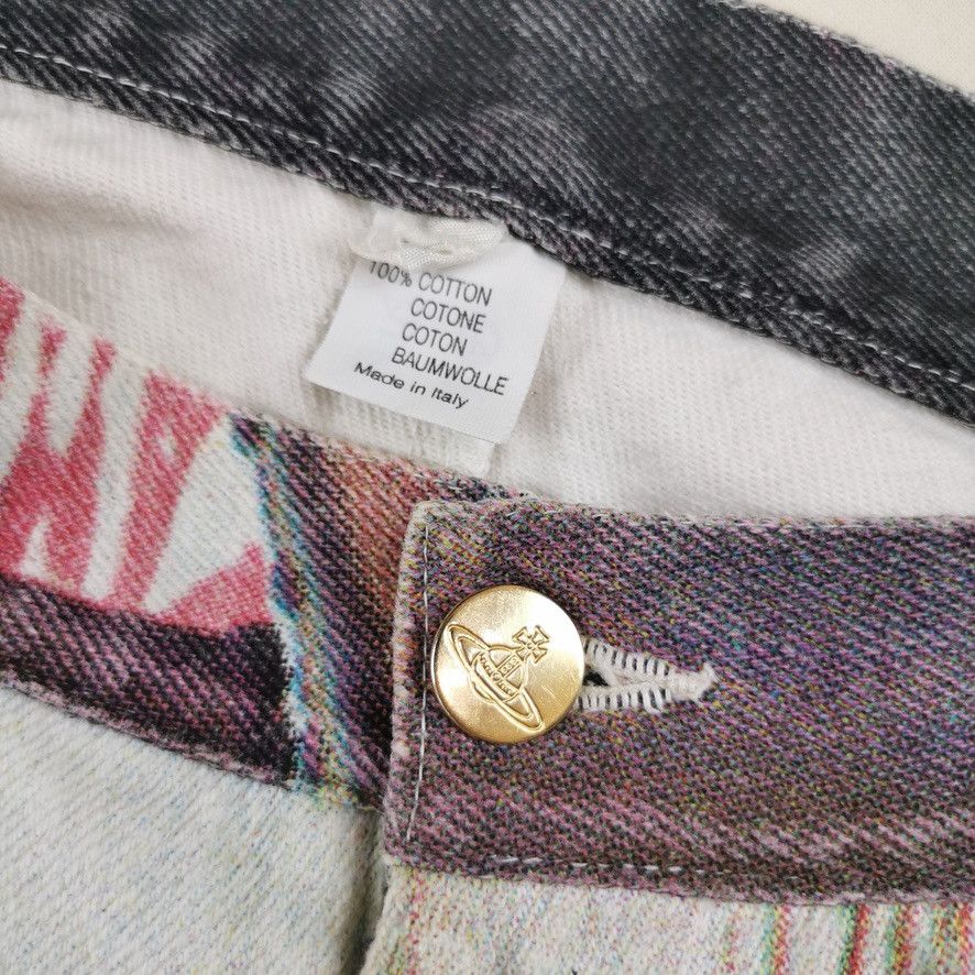 Vivienne Westwood SS1992 Vivienne Westwood Salon Full Printed Jeans Vintage Size US 30 / EU 46 - 8 Thumbnail