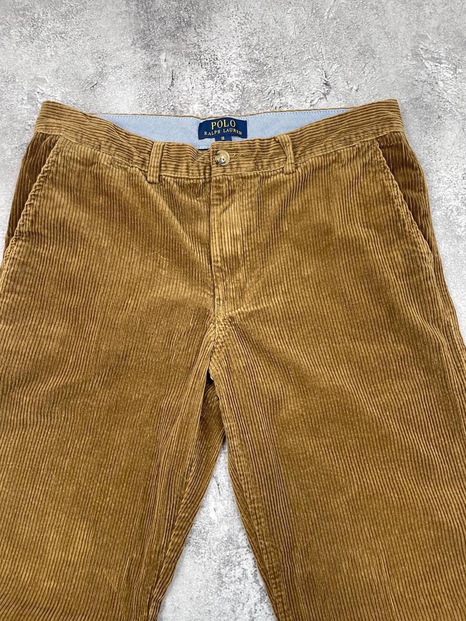 Polo Ralph Lauren Polo Ralph Lauren women Corduroy Pants Brown Straight Fit Size 36" / US 14 / IT 50 - 9 Thumbnail