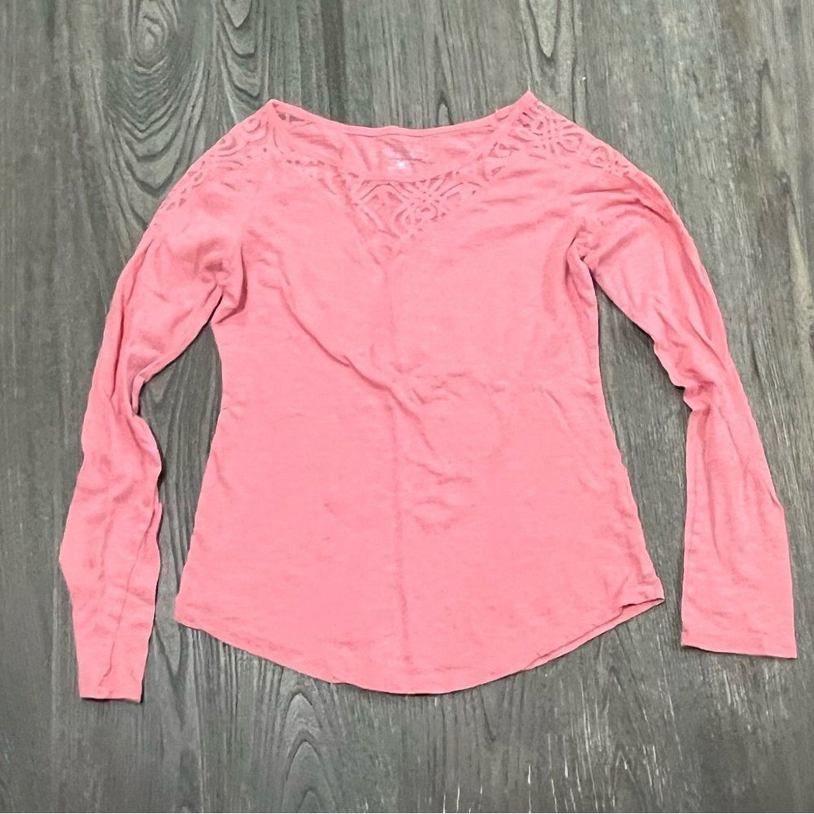 Vintage Maurices Long Sleeve Top Round Neck Curve Hem Pullover XS Size XS / US 0-2 / IT 36-38 - 1 Thumbnail