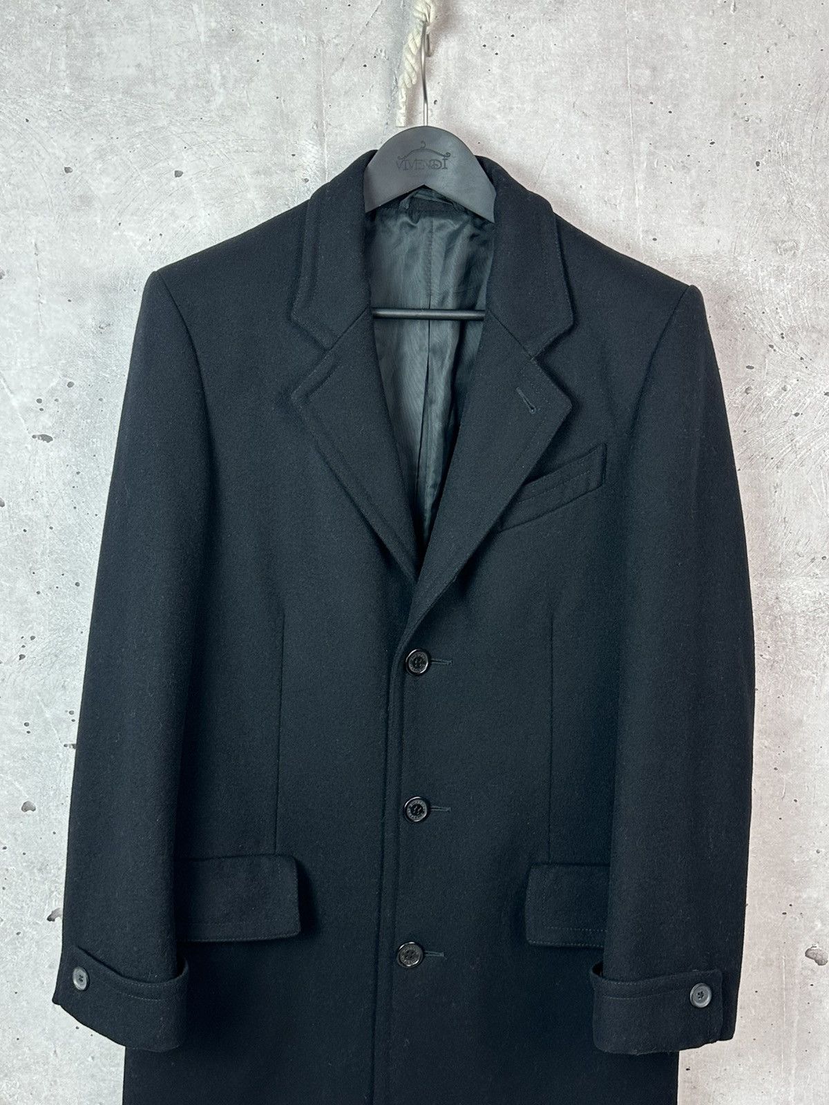 Burberry Prorsum Burberry Prorsum Wool Black Made in Italy Men’s Coat Size US M / EU 48-50 / 2 - 8 Thumbnail