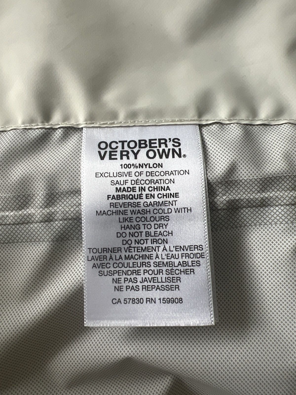 October's Very Own OVO REFLECTIVE TAPING RAIN SHELL JACKET Size US M / EU 48-50 / 2 - 7 Thumbnail