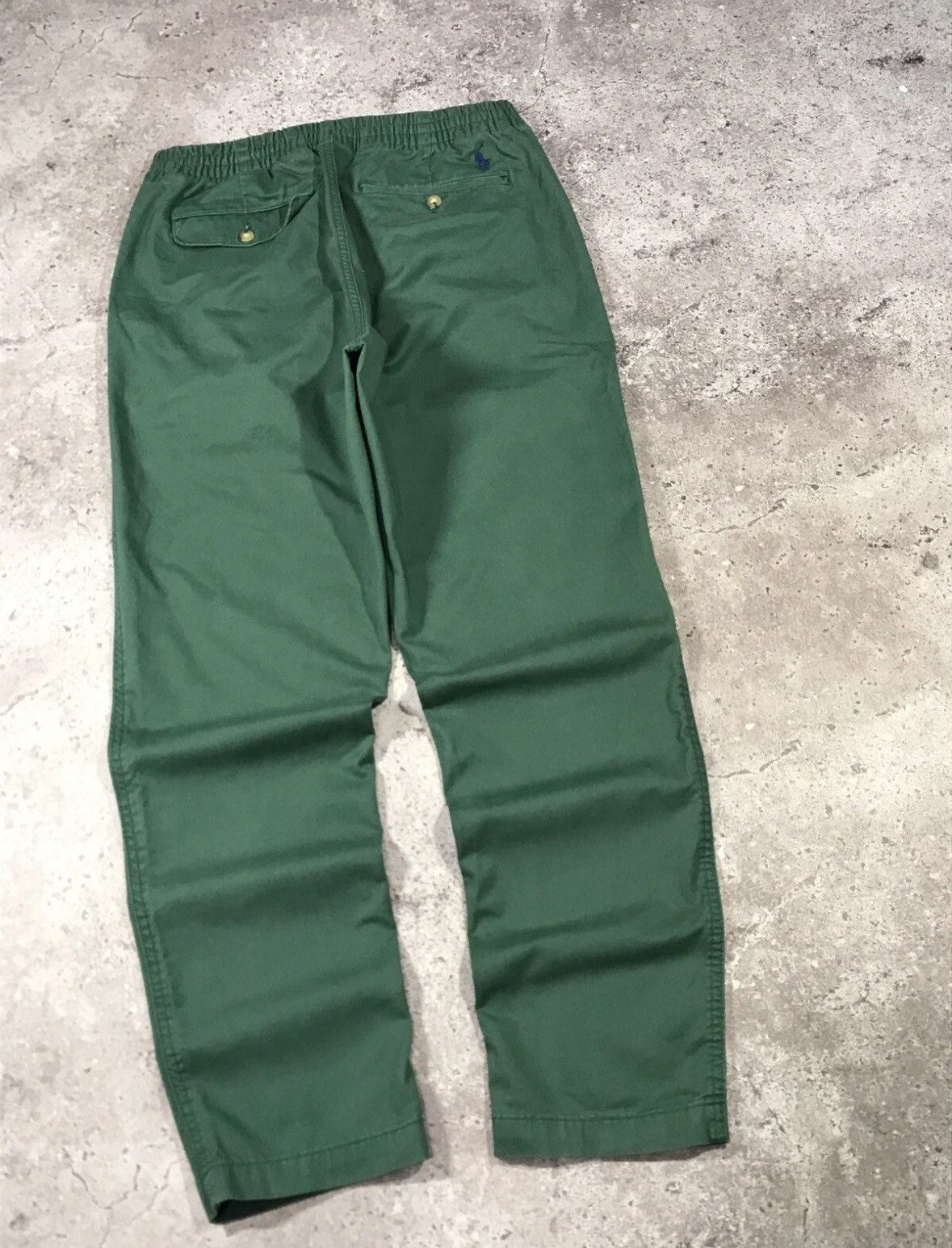 Polo Ralph Lauren Vintage Pants Polo Ralph Lauren Embroiled Logo Green S Size US 30 / EU 46 - 3 Thumbnail