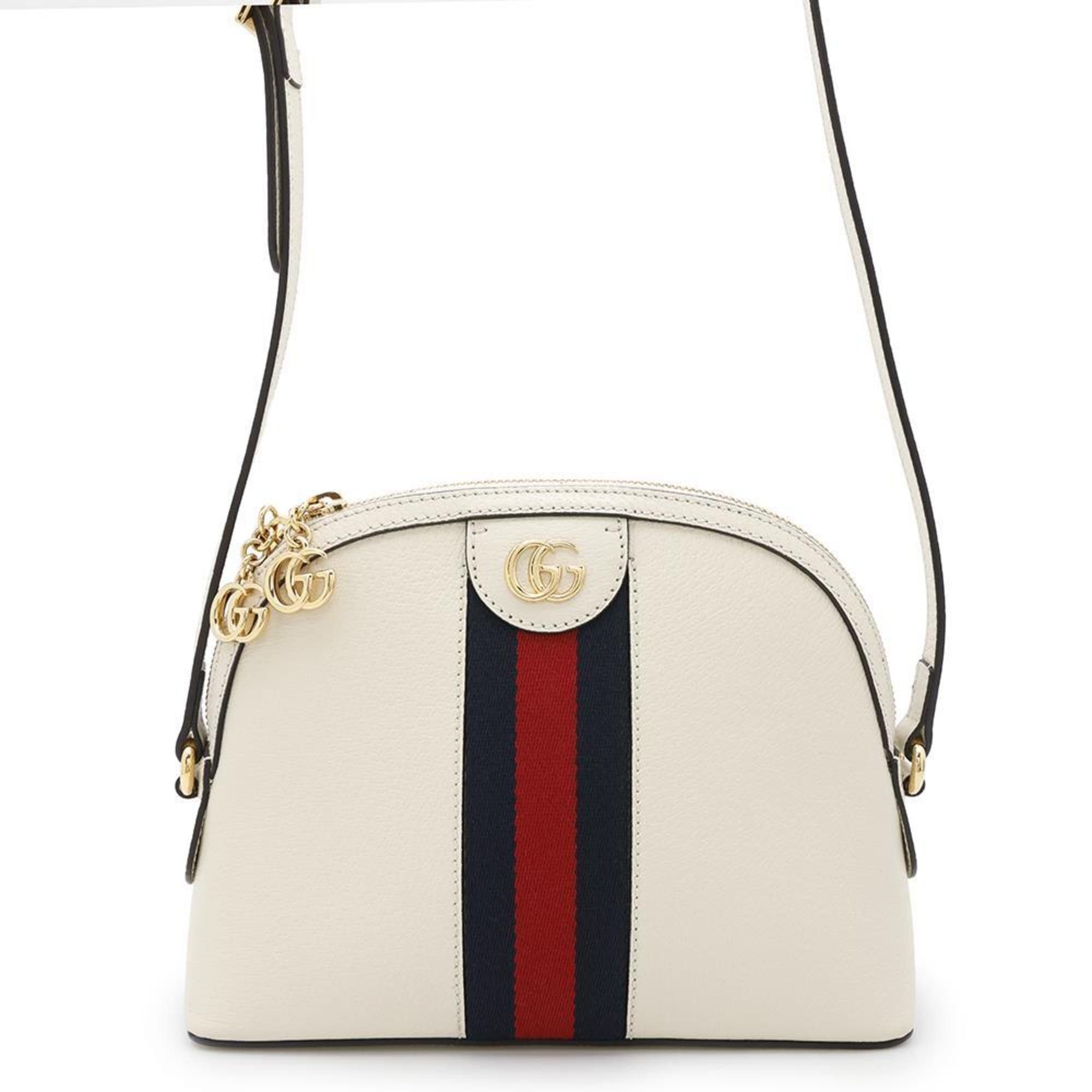 Gucci Shoulder Bag Ophidia Leather 719881 Gucci Bags in Beige, Women's