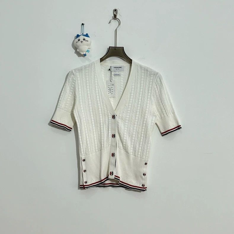 Thom Browne Thom Browne Short Sleeve Cardigan-dmc Size US M / EU 48-50 / 2 - 1 Thumbnail