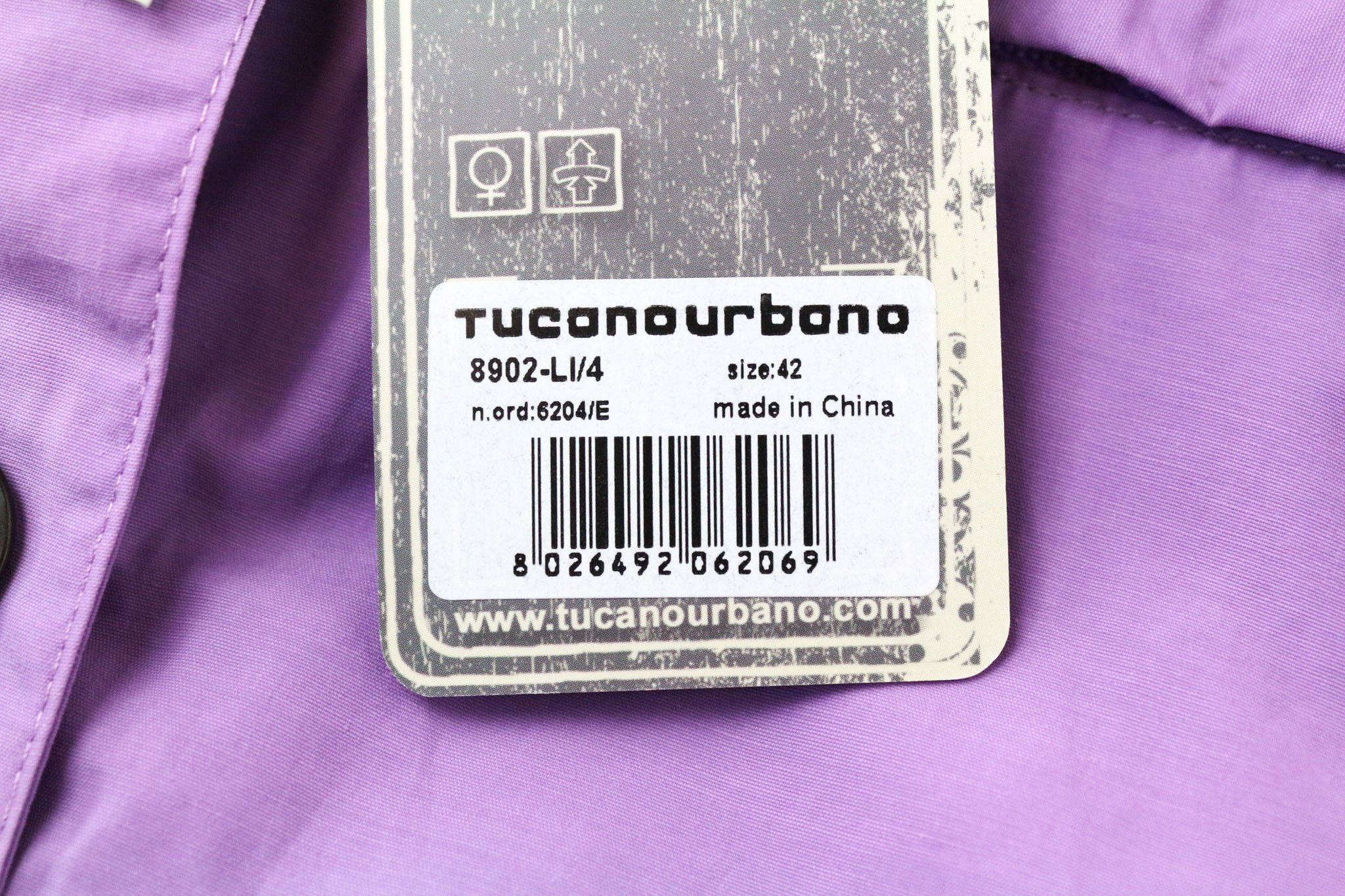 Other DEMETRA IT42 Purple Cotton Blend Moto Jacket 75390 Size XL / US 12-14 / IT 48-50 - 5 Thumbnail
