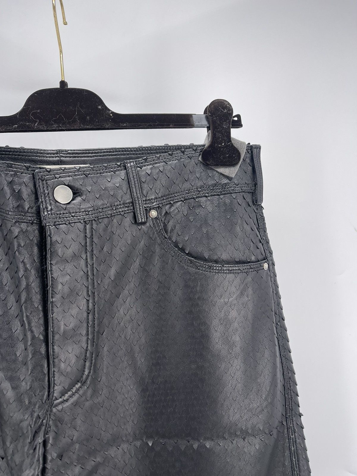 Bottega Veneta Bottega Leather Shorts Size 50RRP $4k Size US 34 / EU 50 - 2 Thumbnail