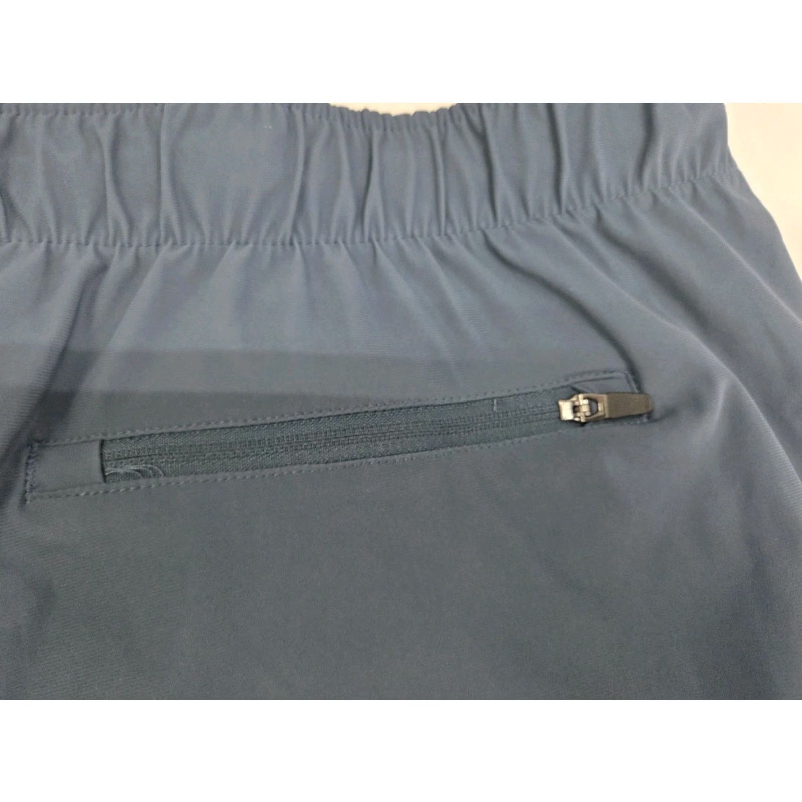 Vintage Glacier Mens Active Performance Pants Blue XL Drawstring Pockets Tapered Athletic 29in Inseam zip front back zip - Winter Summer Spring Fall Size US 36 / EU 52 - 7 Thumbnail
