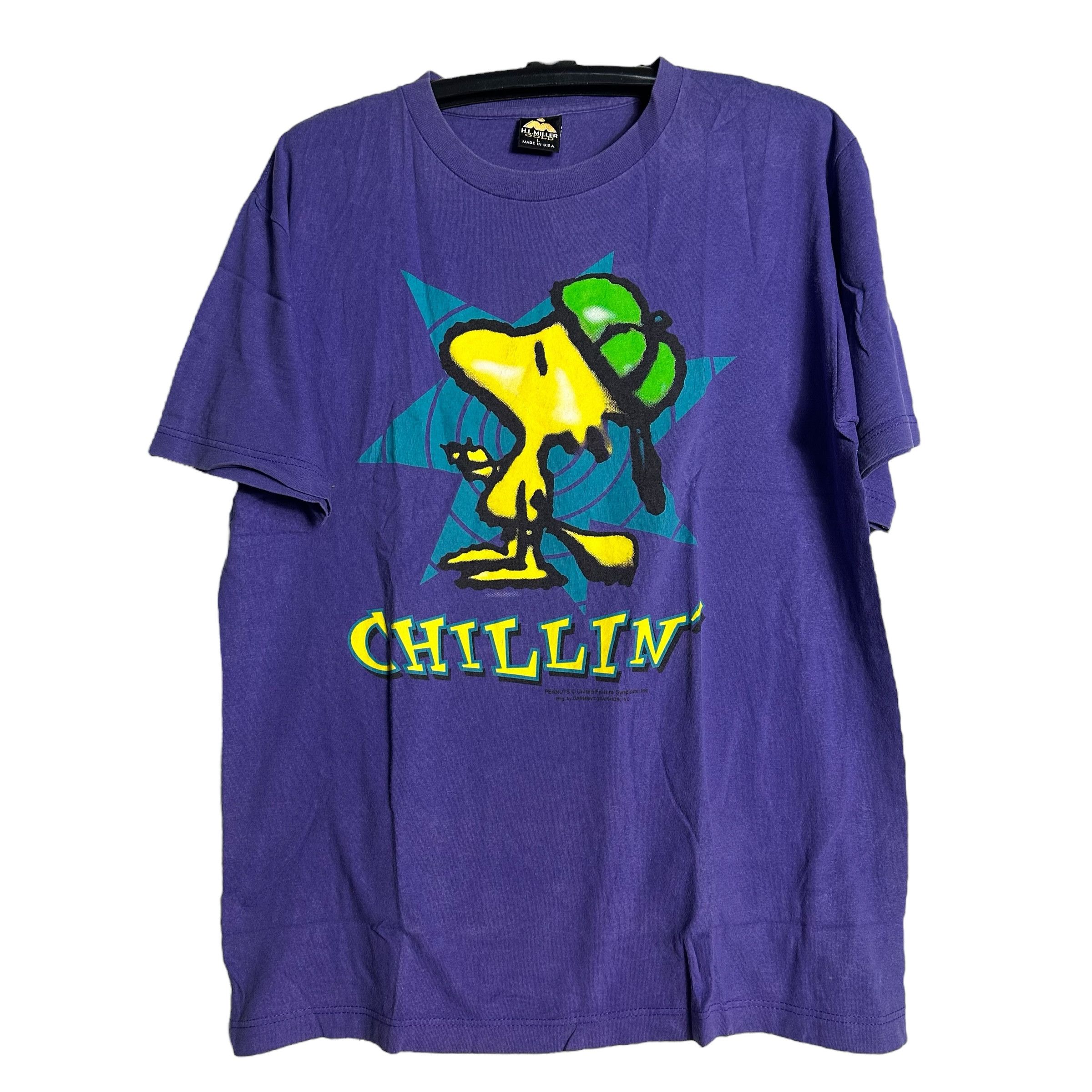 Peanuts 🔥RARE🔥Vintage 90s Peanut Snoopy Miller T-shirt Size US L / EU 52-54 / 3 - 1 Thumbnail
