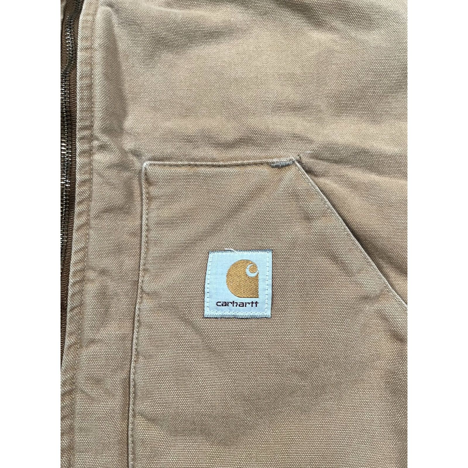 Carhartt VINTAGE Carhartt Vest Mens 2XL Brown Quilted Insulated Zip Lined Workwear USA Size US XXL / EU 58 / 5 - 6 Thumbnail