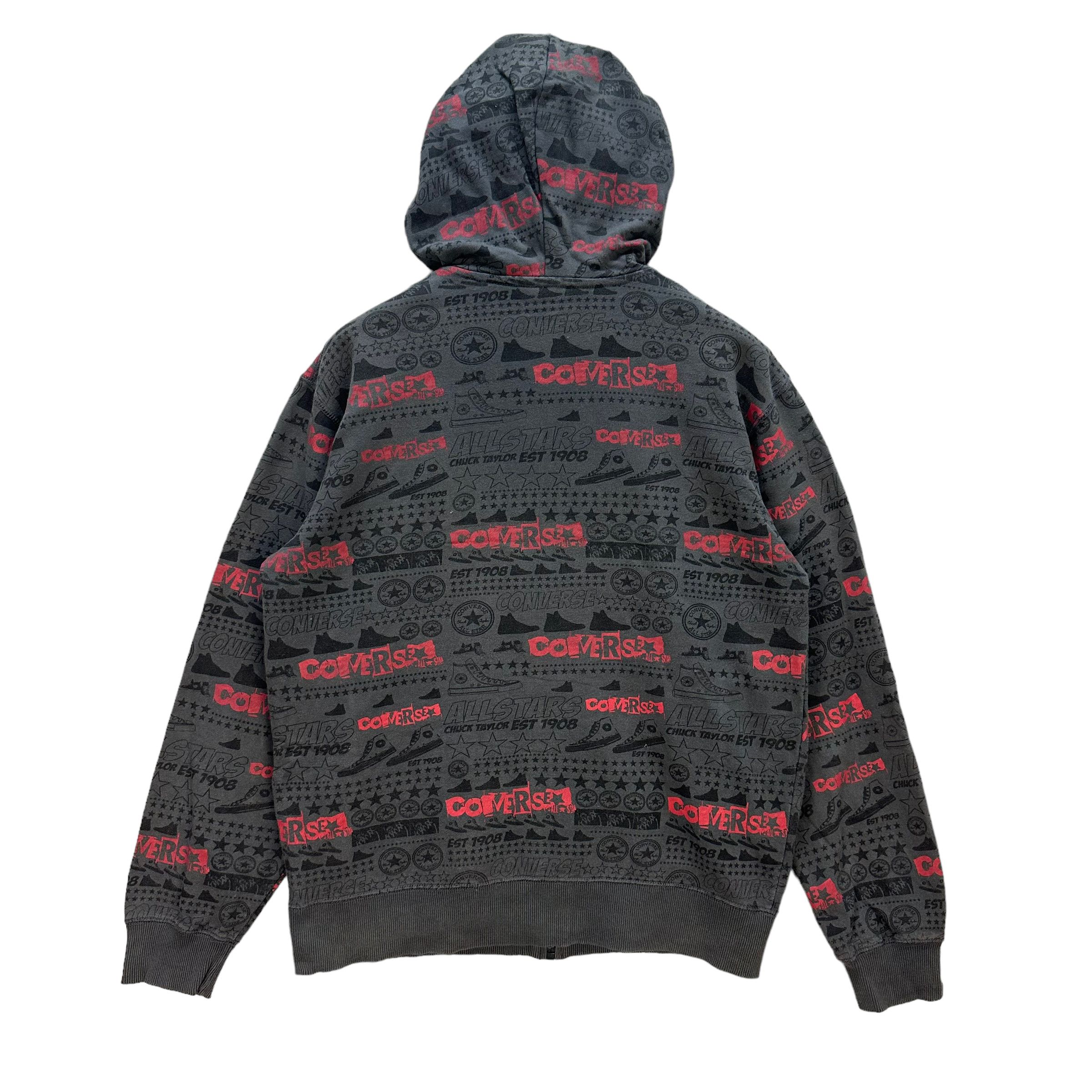 Converse CONVERSE FULLPRINT ZIPPER HOODIES #8560-014 Size US L / EU 52-54 / 3 - 9 Thumbnail