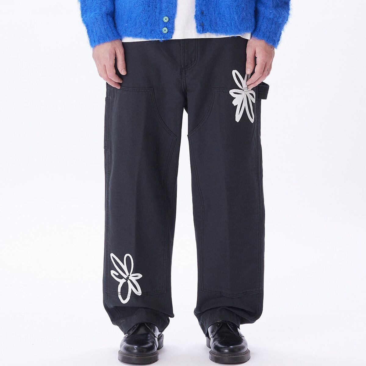 Obey !DS! SS23 Obey Big Timer Twill Printed Carpenter Work Pants Size US 32 / EU 48 - 1 Thumbnail