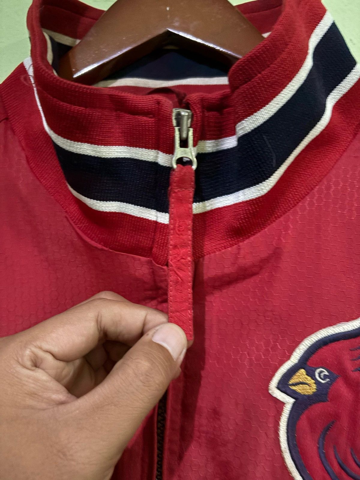 MLB × Majestic × Vintage VTG 90's St. Louis Cardinals Jacket Big Logo Design Size US M / EU 48-50 / 2 - 12 Thumbnail