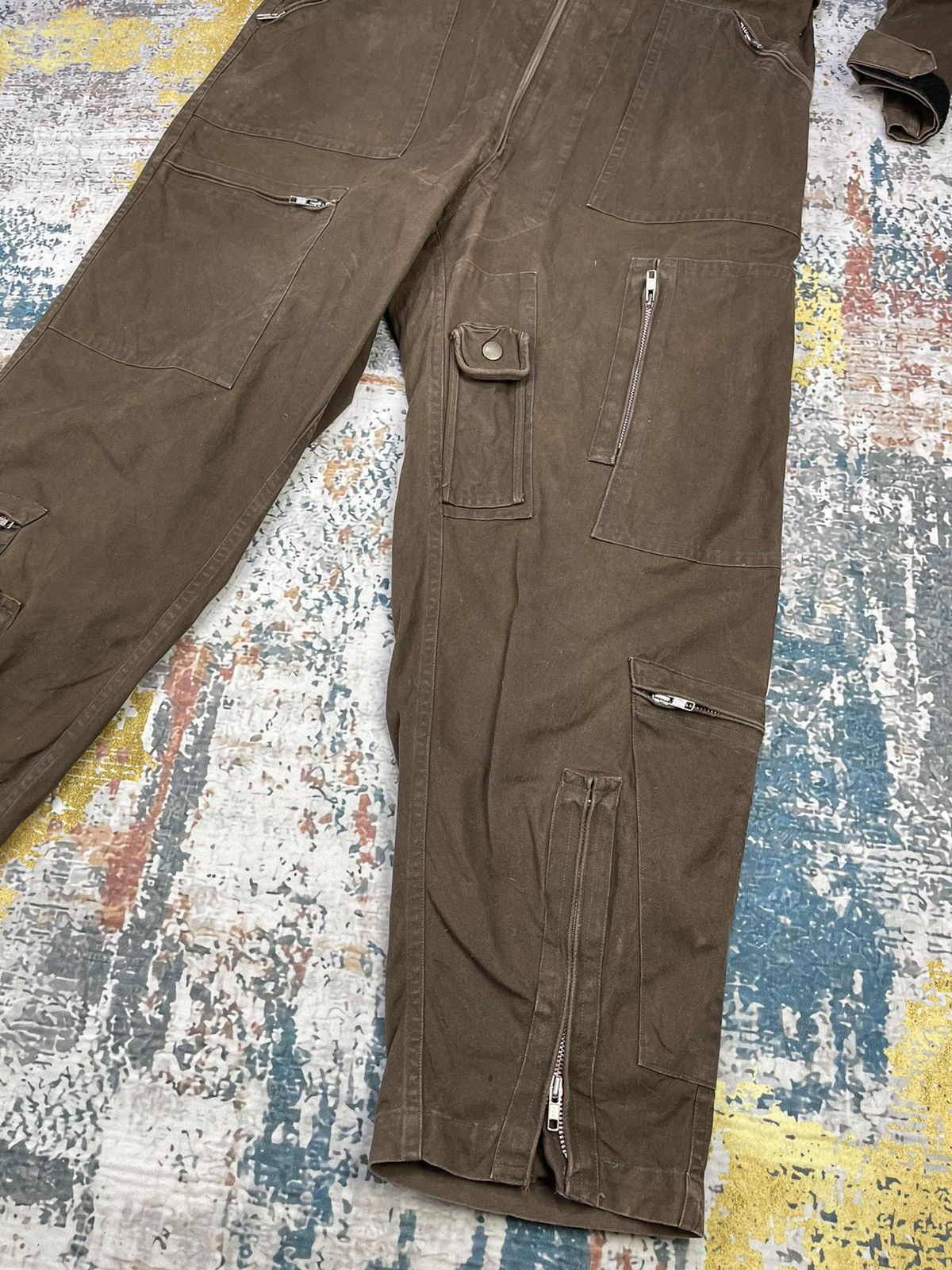 Japanese Brand SWARM Japanese Pilot Flightsuit Coveralls Size US 35 - 13 Thumbnail