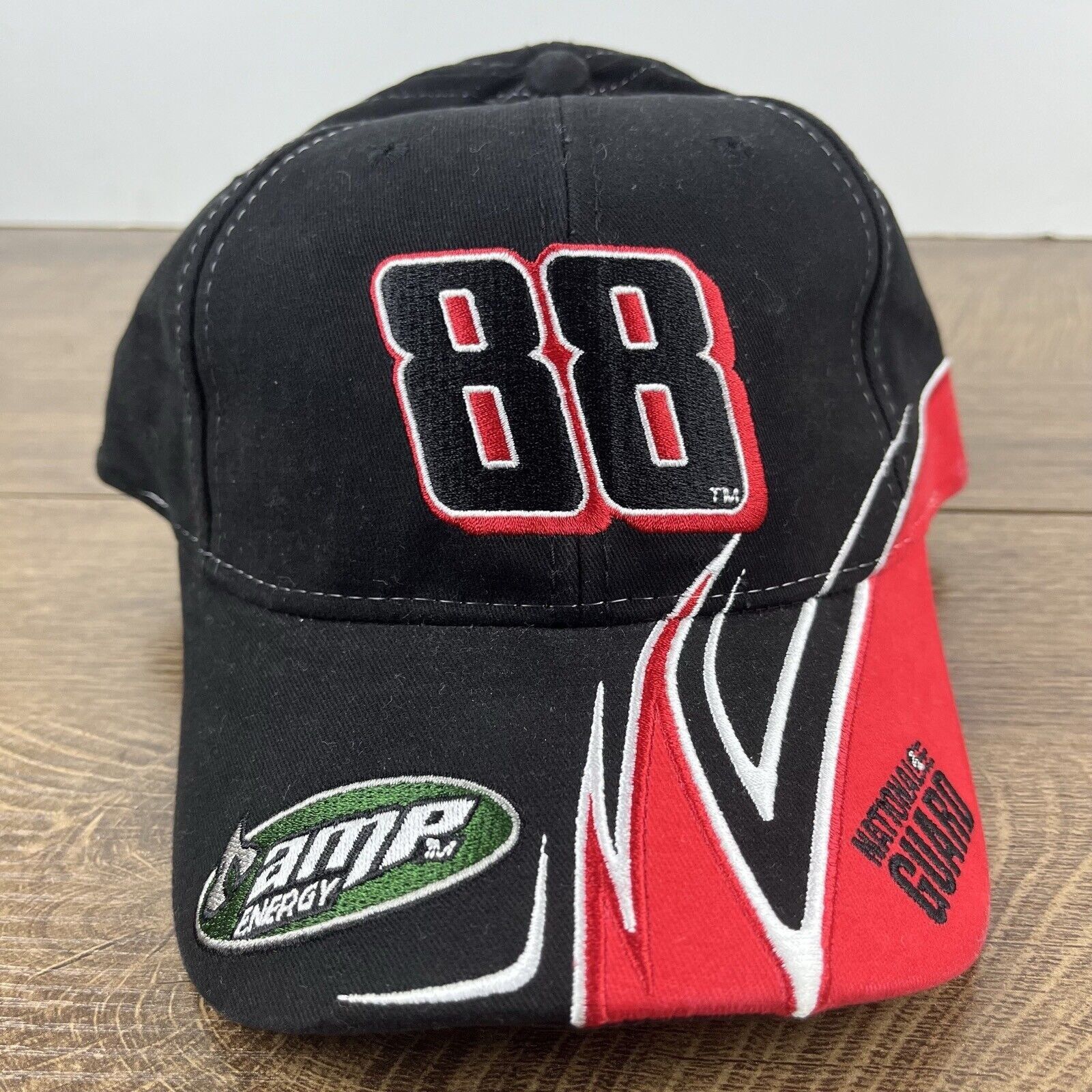 Other Dale Earnhardt JR 88 Hat NASCAR Hat Black Hat Adjustable Bla Size ONE SIZE - 4 Thumbnail