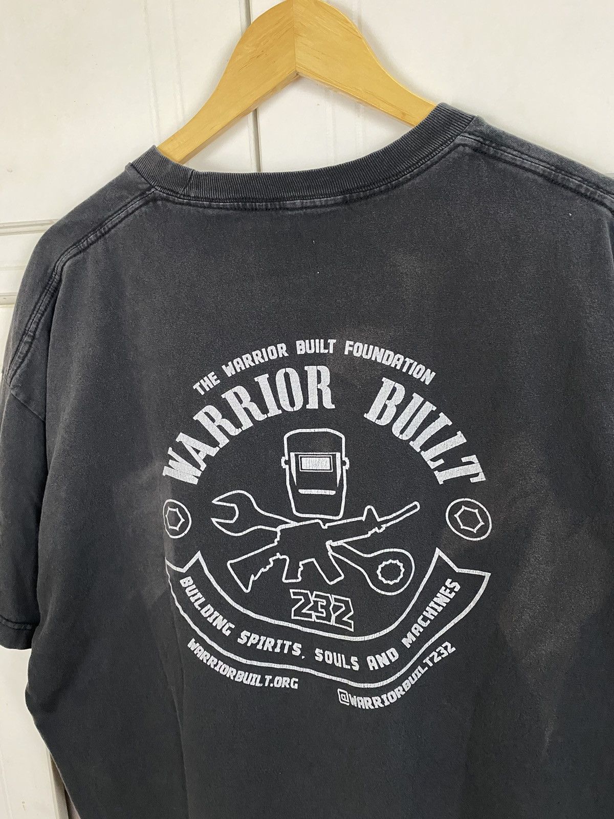 Japanese Brand × Vintage Vintage Warrior Built Tee Size US XL / EU 56 / 4 - 2 Thumbnail