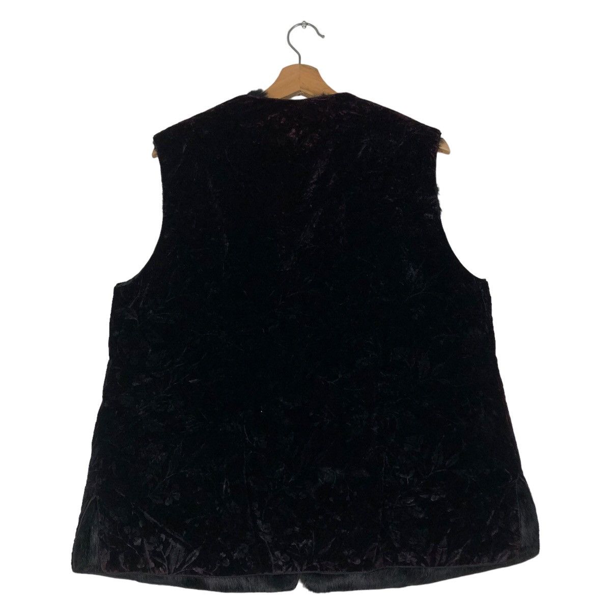 Japanese Brand 🔥Vintage Suede Velvet Vest Flower Full Print Design Size US M / EU 48-50 / 2 - 8 Thumbnail