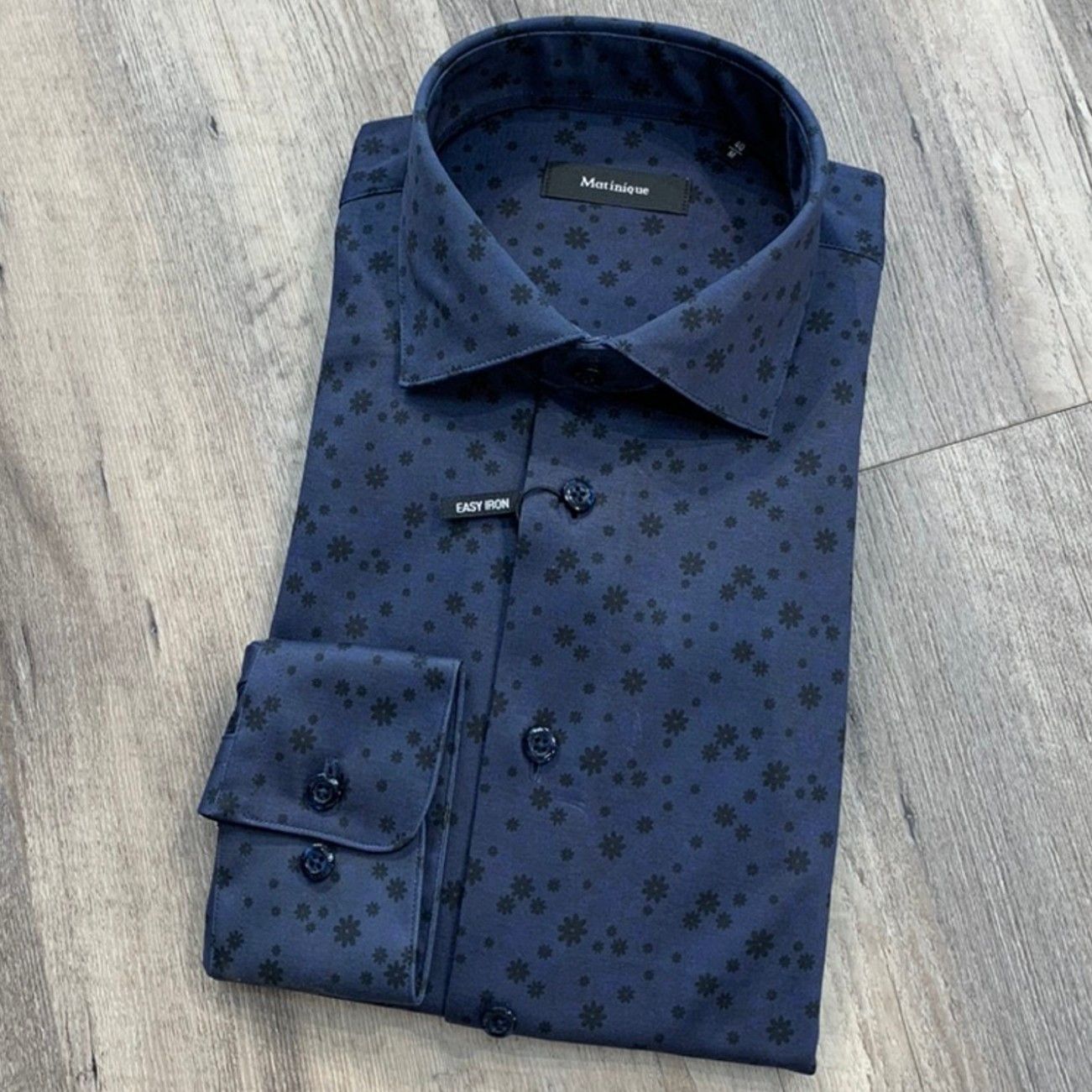 Matinique Flower Print Cotton Shirt Size US M / EU 48-50 / 2 - 1 Thumbnail
