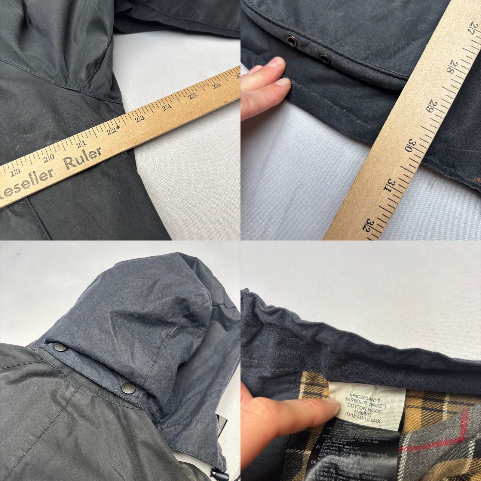 Barbour Barbour Ashby Waxed Cotton Jacket Men's Medium Tartan Lined Kurt Cobain Size US M / EU 48-50 / 2 - 8 Thumbnail