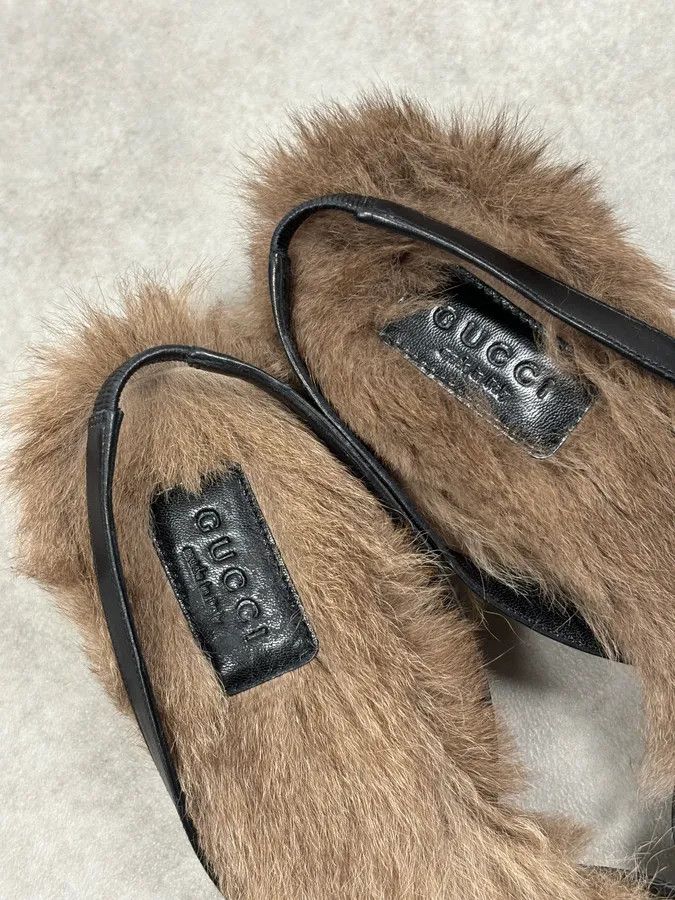 Gucci FW2014 Gucci Black Leather Heels with Swarovski Crystal Size US 9 / IT 39 - 12 Thumbnail
