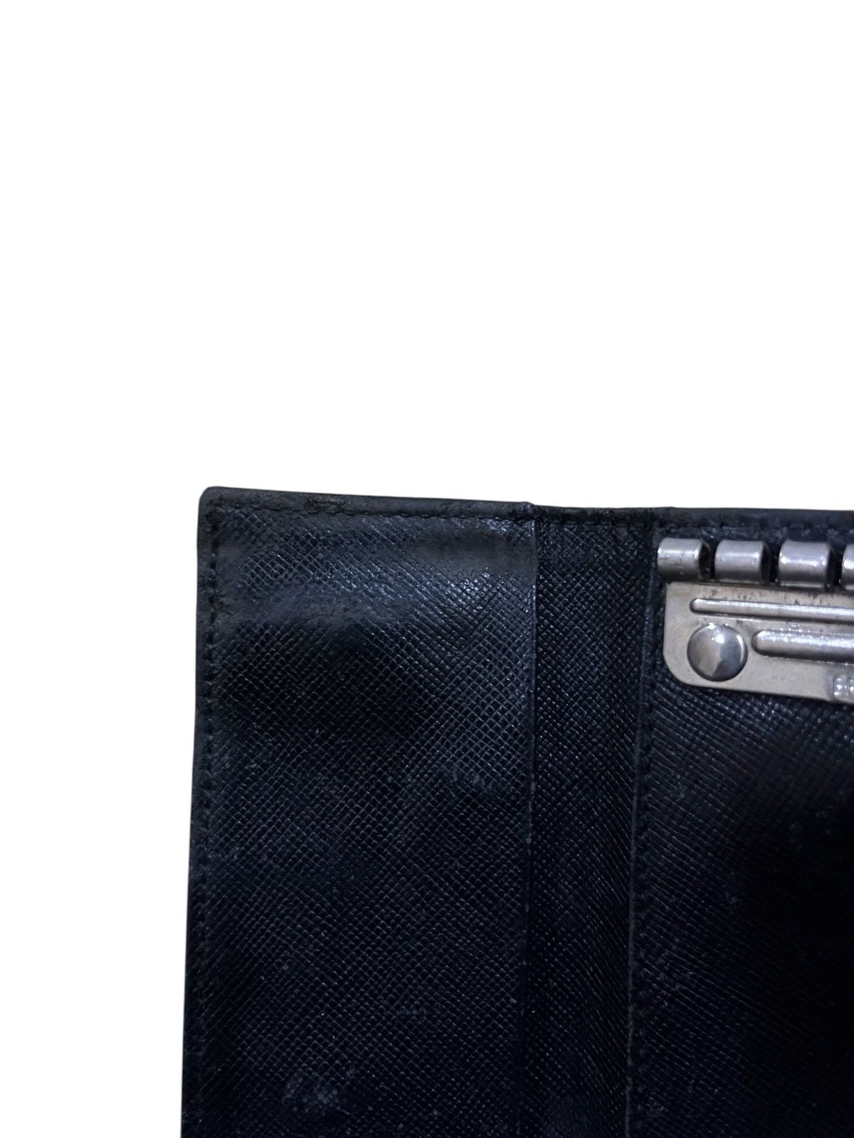 Prada PRADA TESSUTO NYLON KEY CASE HOLDER BLACK Size ONE SIZE - 10 Thumbnail