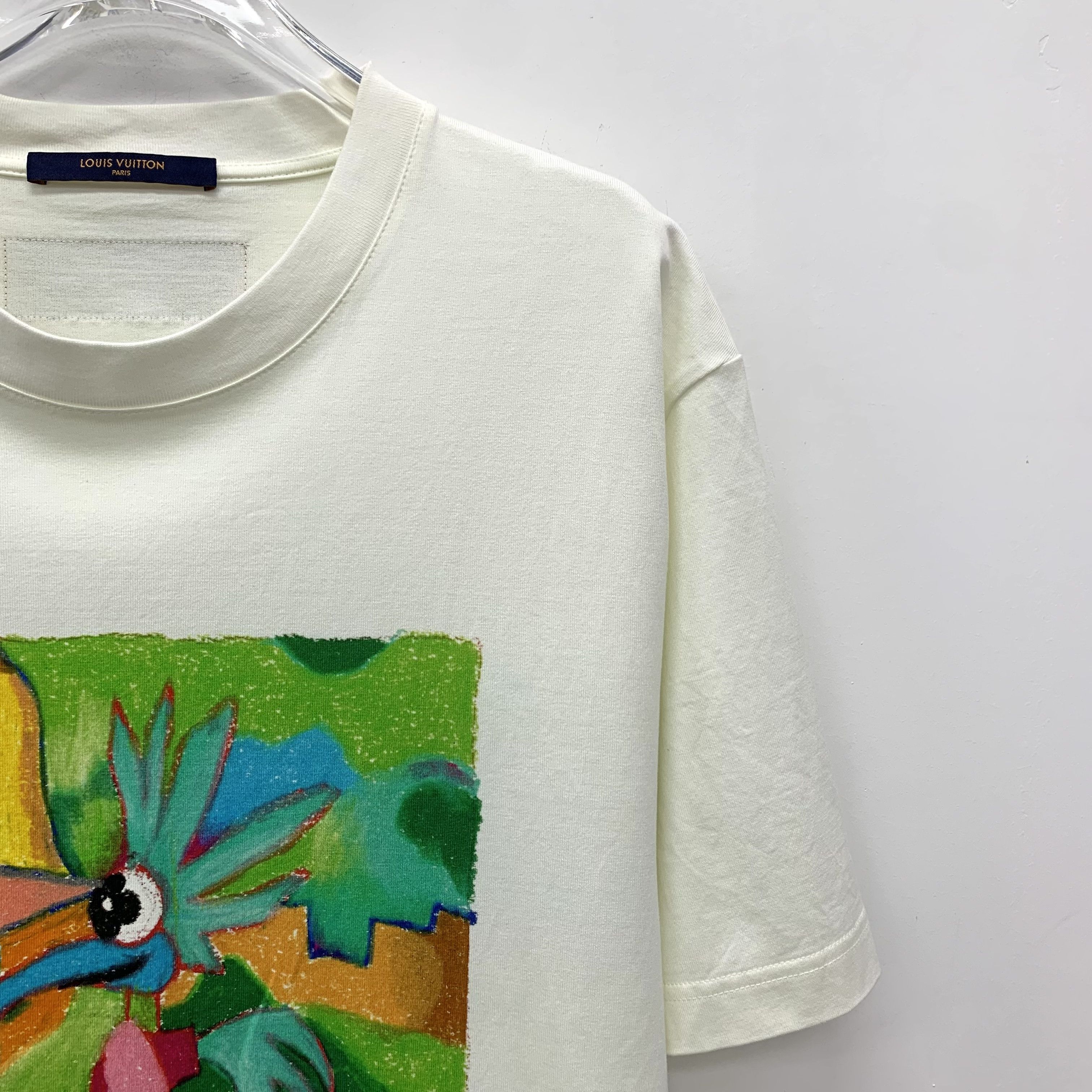 Gucci Louis Vuitton Animal Print Cotton Tee White (L) Size US L / EU 52-54 / 3 - 6 Thumbnail