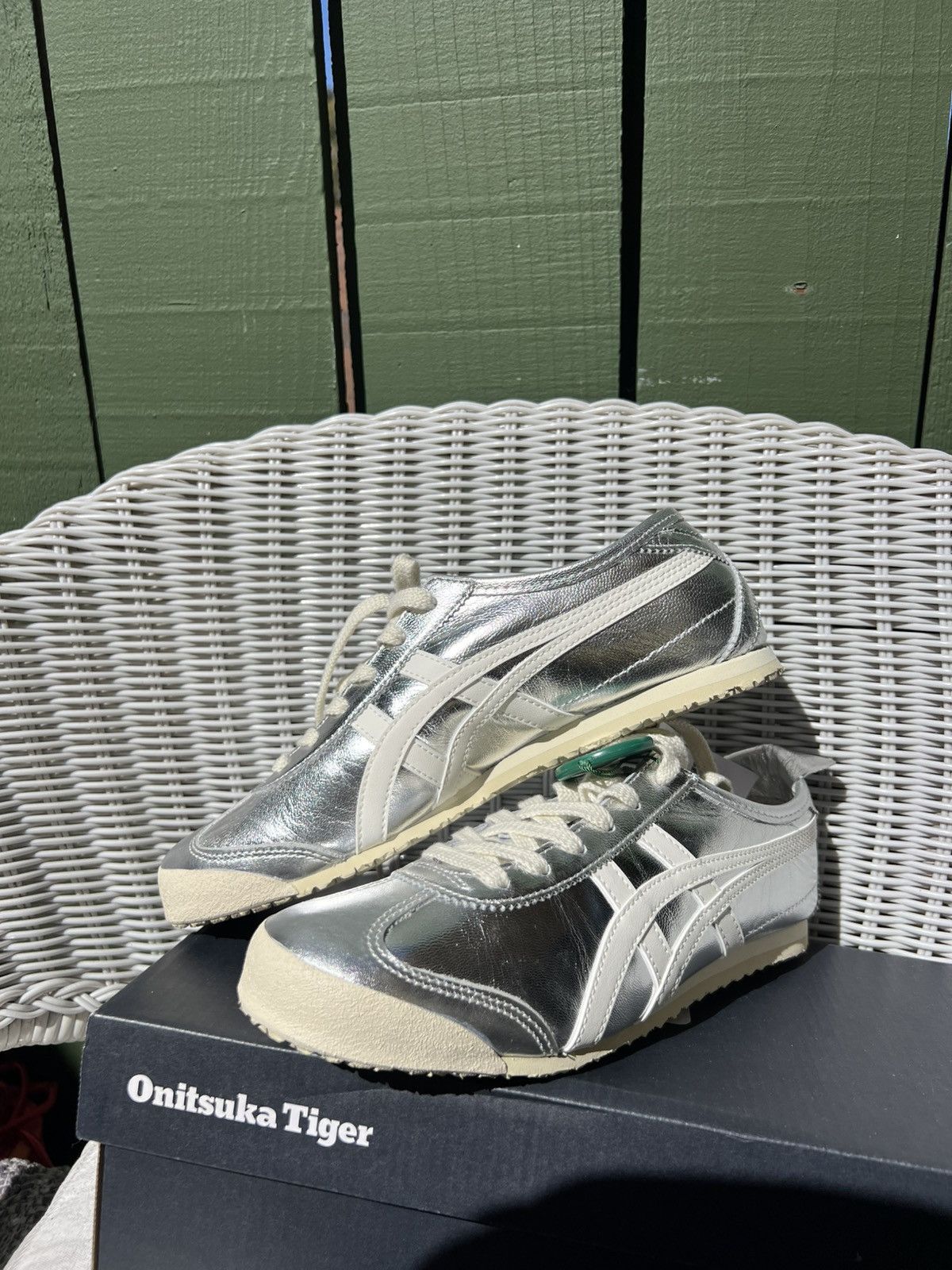 Onitsuka Tiger Onitsuka Tiger Mexico 66 Silver Off White Total 6.5 Size US 6.5 / IT 36.5 - 5 Thumbnail