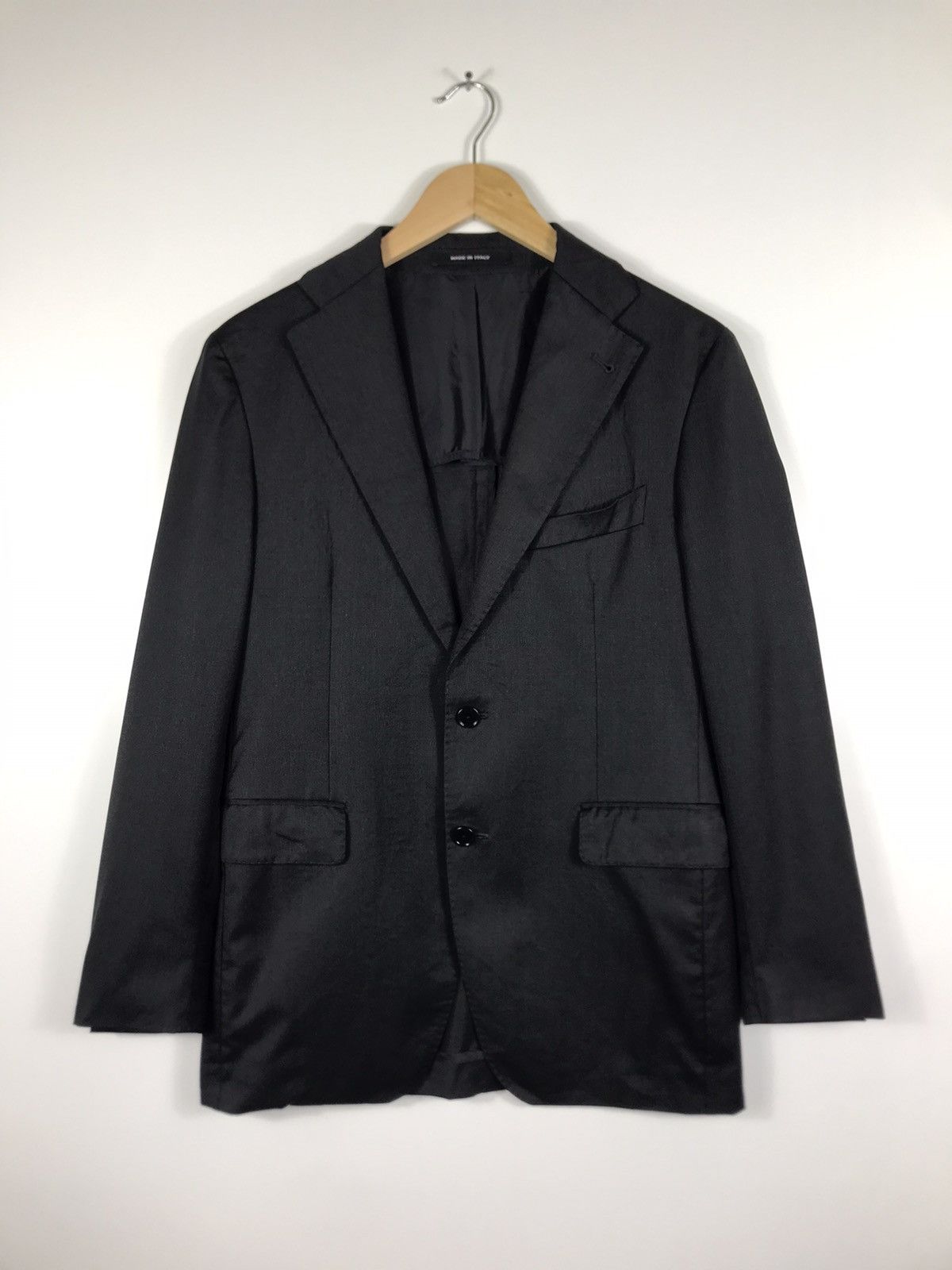 Designer × Tagliatore ⚡️Luxury Tagliatore Black Single Breast Size 46R - 1 Thumbnail