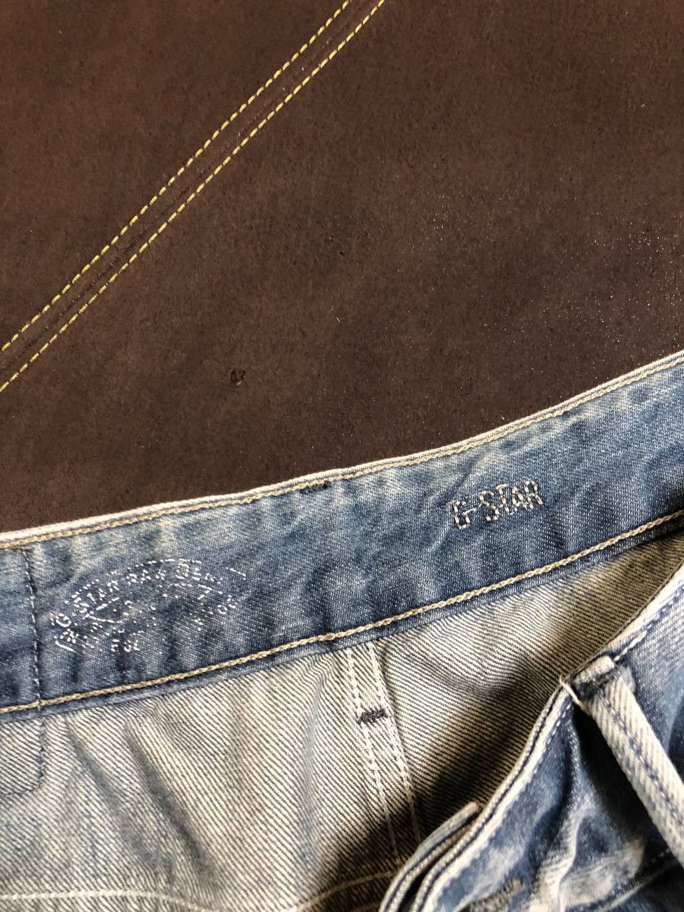 G-Star G-Star Raw Jeans Mens 3D Slim Button Fly Moto Denim Size US 29 - 16 Thumbnail