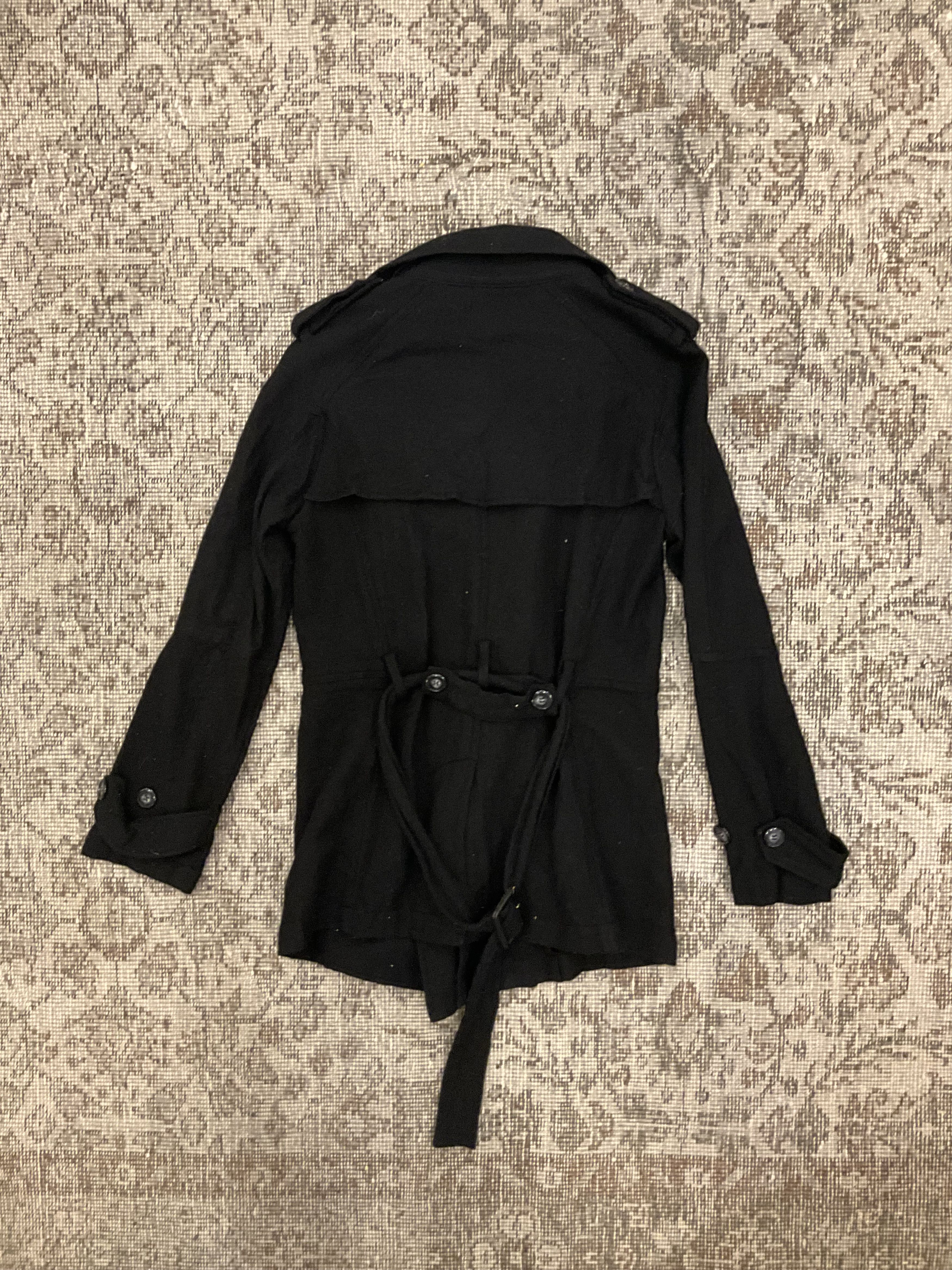 Other The Moon Age Devilment Double Breasted Peacoat Black Wool Size US M / EU 48-50 / 2 - 3 Thumbnail