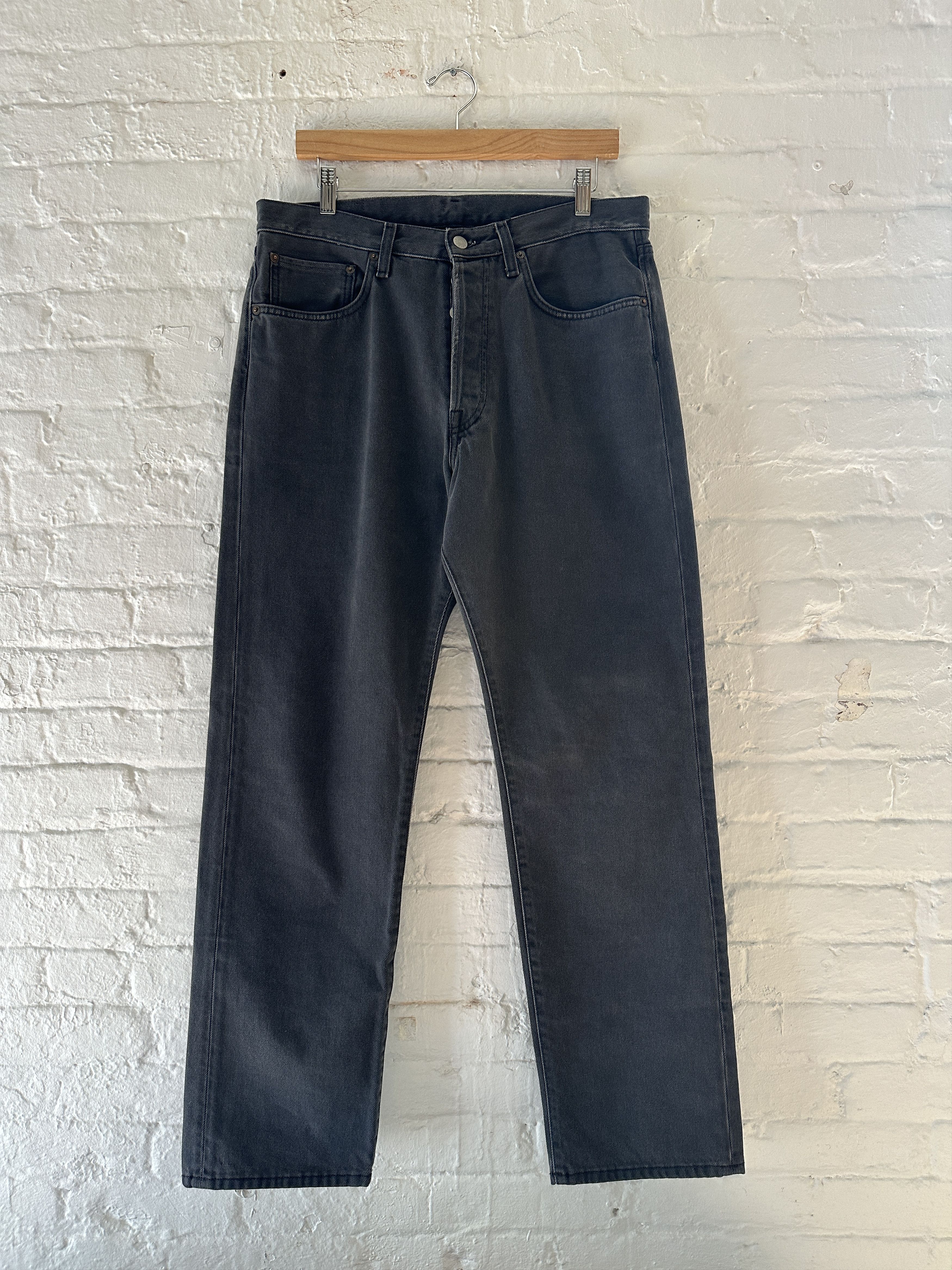 Acne Studios Acne Studios 1992M Faded Black boot cut jeans sz 30 