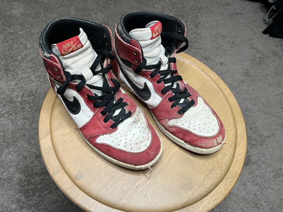 Jordan Brand × Nike × Vintage 1985 Jordan 1 Size US 9 / EU 42 - 2 Thumbnail