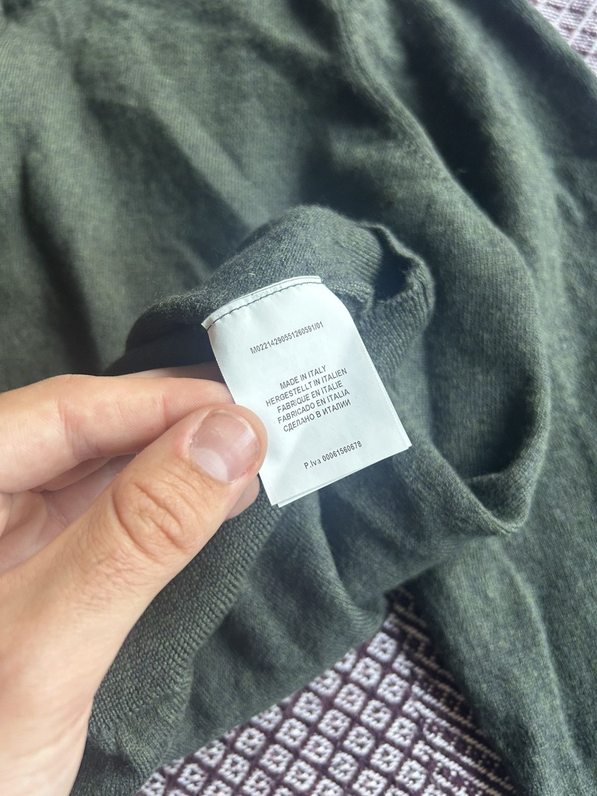 Gran Sasso Gran Sasso 1/4 Sweater Luxury Type 100% Wool Premium Size M Size US M / EU 48-50 / 2 - 7 Thumbnail