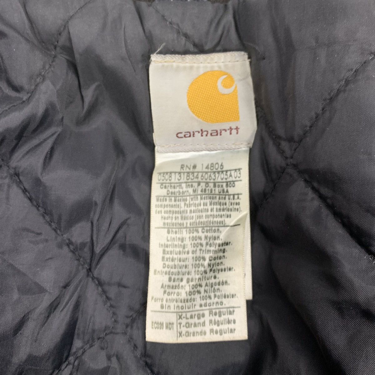 Carhartt Vintage Carhartt C26 Quilt Chore Jacket Size XL Regular 90’s Size US XL / EU 56 / 4 - 5 Thumbnail