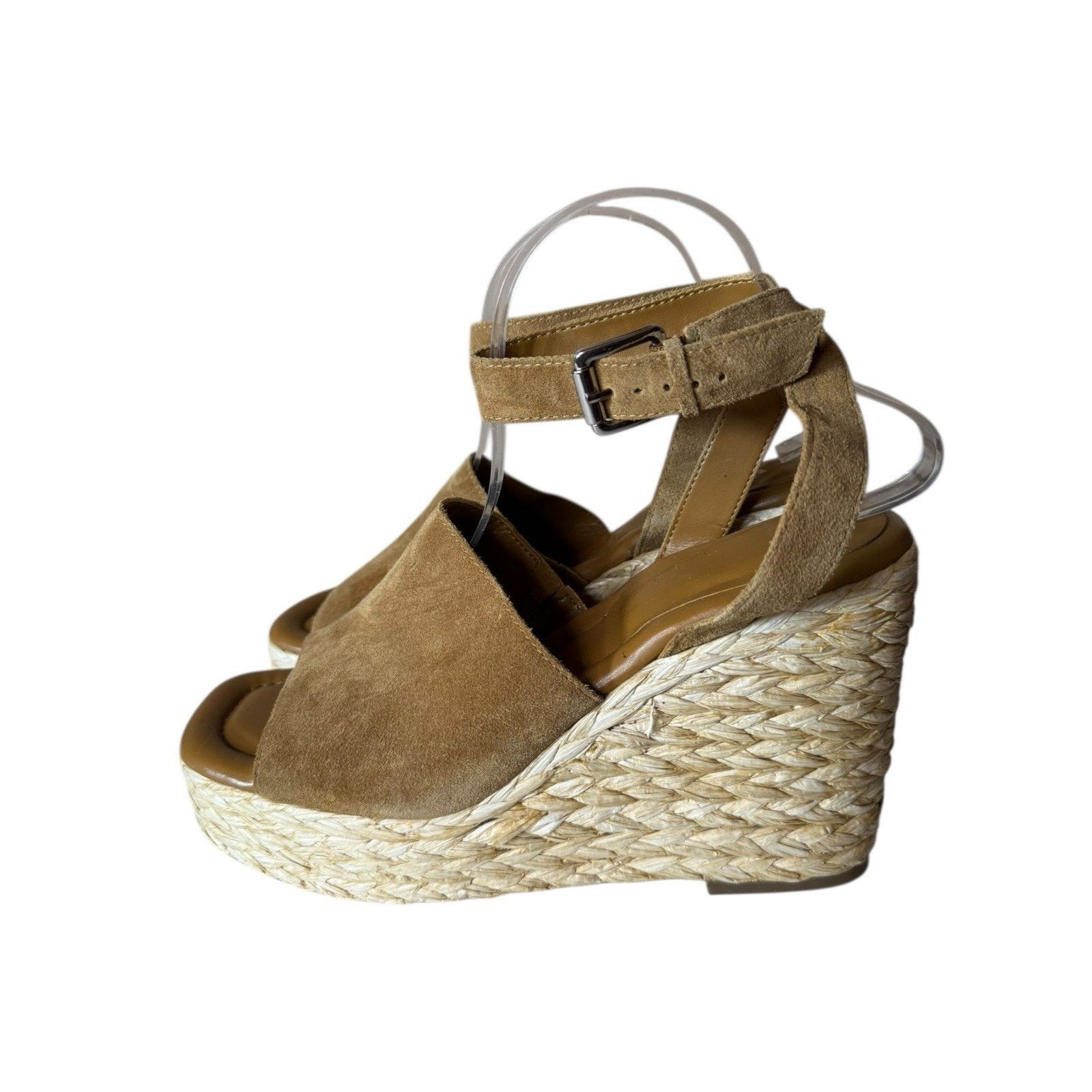 Marc Fisher Marc Fisher Suede Leather Wedge Espadrille Sandals Tiny Flaw Size US 10 / IT 40 - 7 Thumbnail