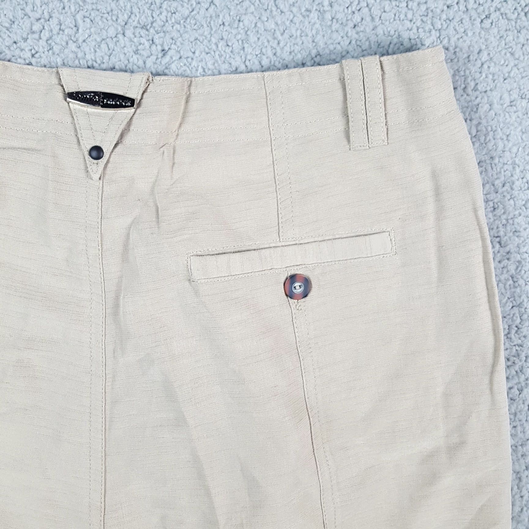 Vintage Y2K Preppy High Waist Relaxed Women's Size 12 Retro Chino Shorts Golf Pockets Size 34" / US 12 / IT 48 - 6 Thumbnail