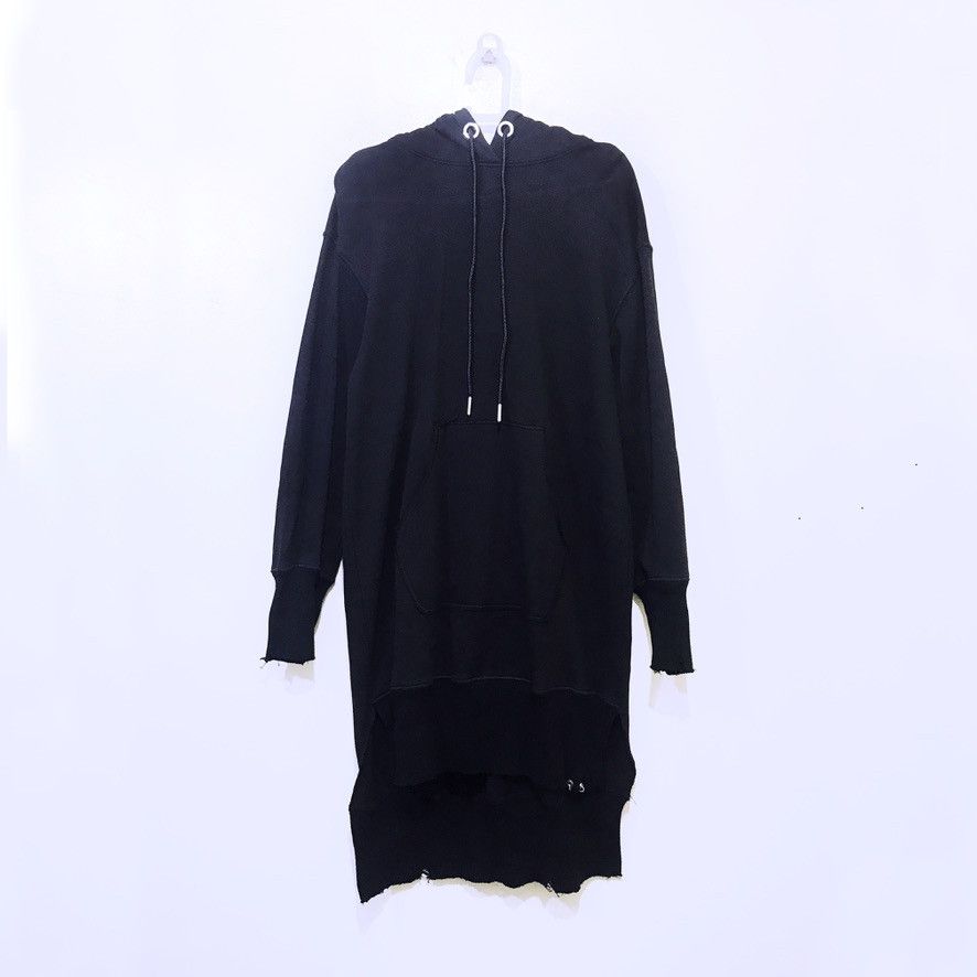 Diesel Diesel Distressed Sweat Asymmetric Dress with Hood Size S / US 4 / IT 40 - 1 Thumbnail