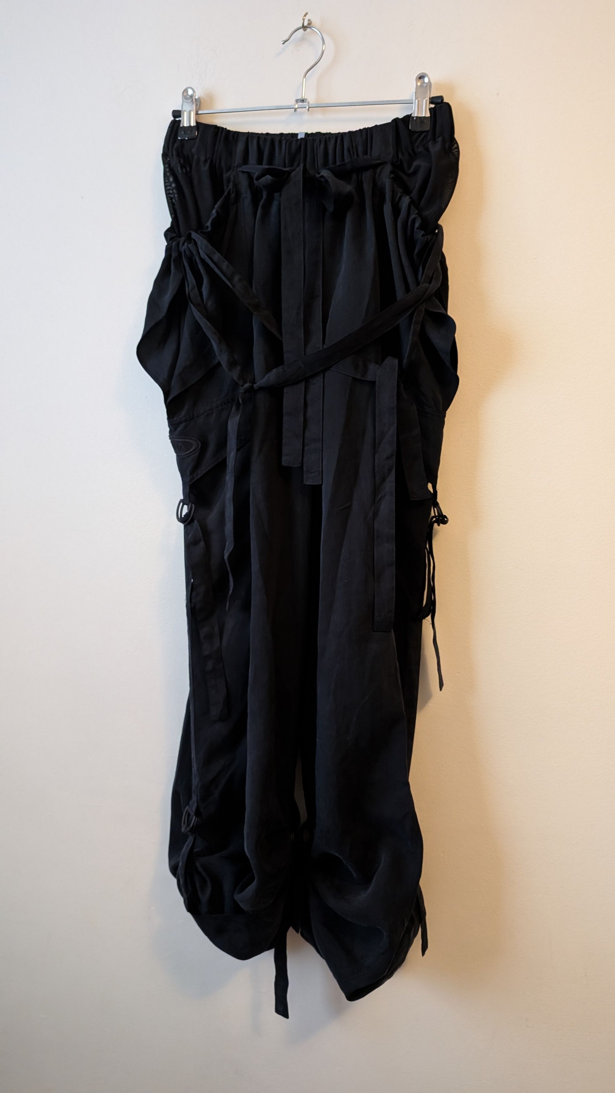 Ann Demeulemeester MCQ Alexander Mcqueen Bondage Cargo Pants Size 27" / US 4 / IT 40 - 1 Thumbnail