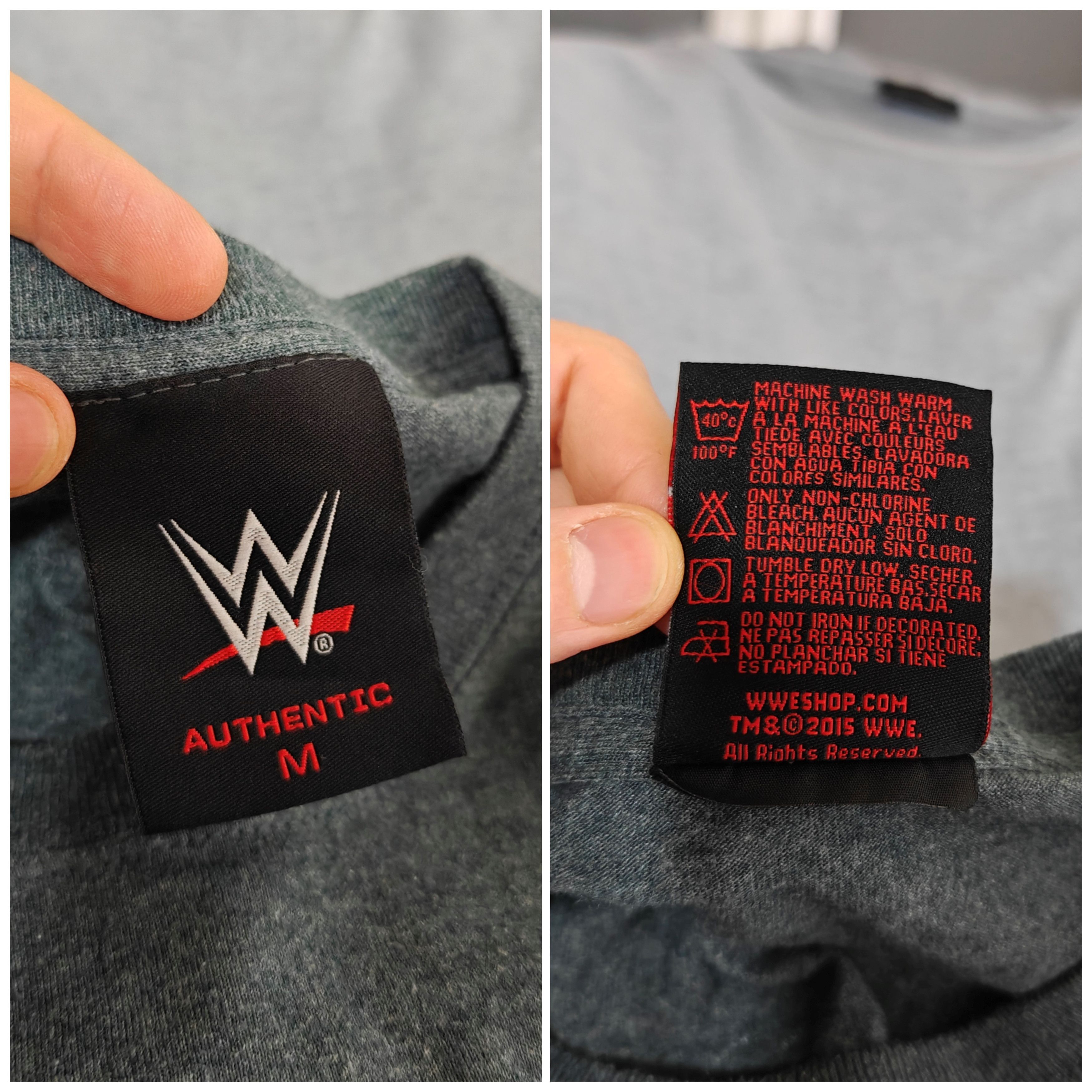 WWE WWE T-Shirt Merch Roman Reigns Hit Hard Gray size M Size US M / EU 48-50 / 2 - 2 Thumbnail