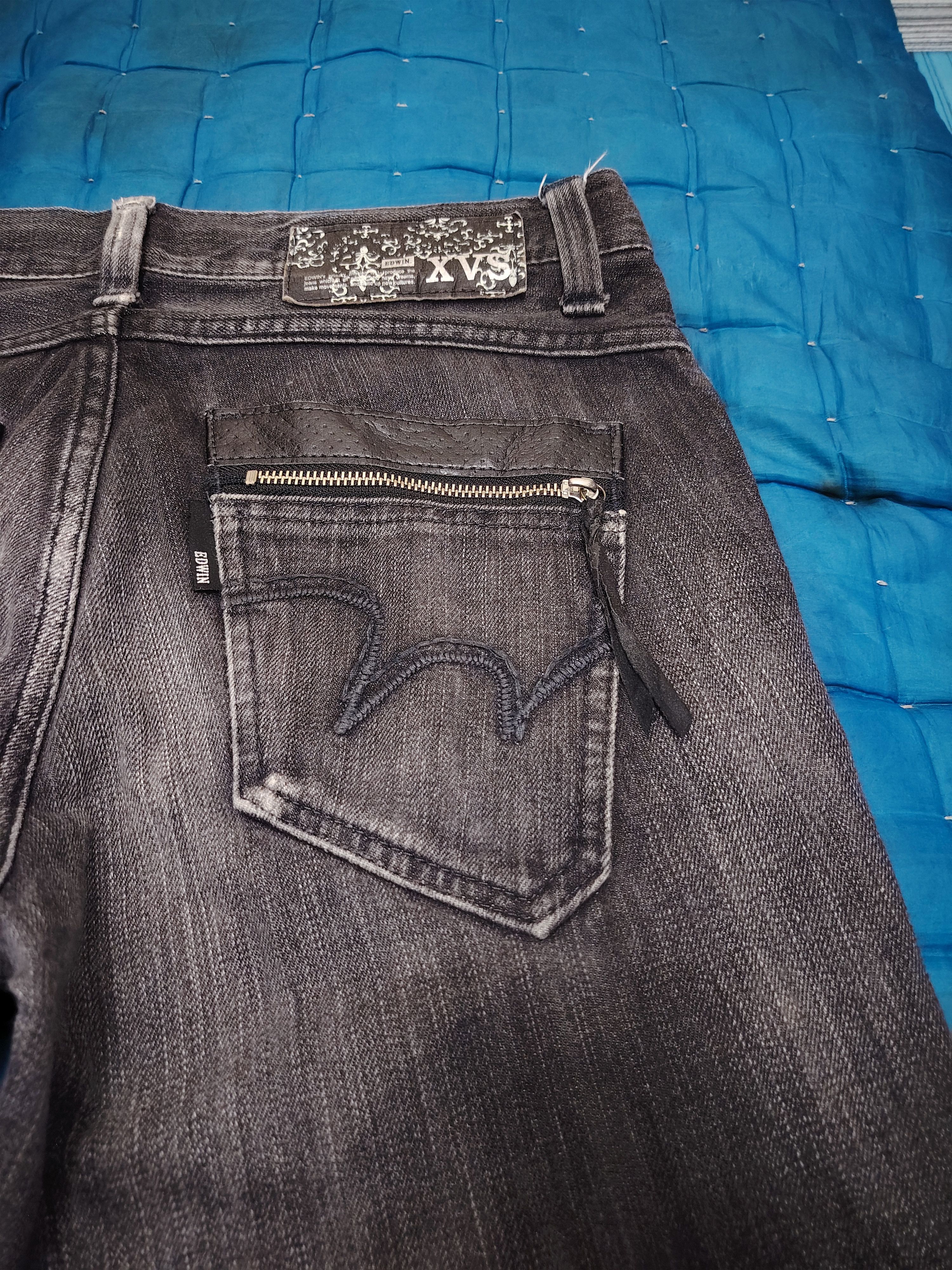 Edwin Japanese Edwin Flared jeans Half Leather Pocket Size US 31 - 17 Thumbnail