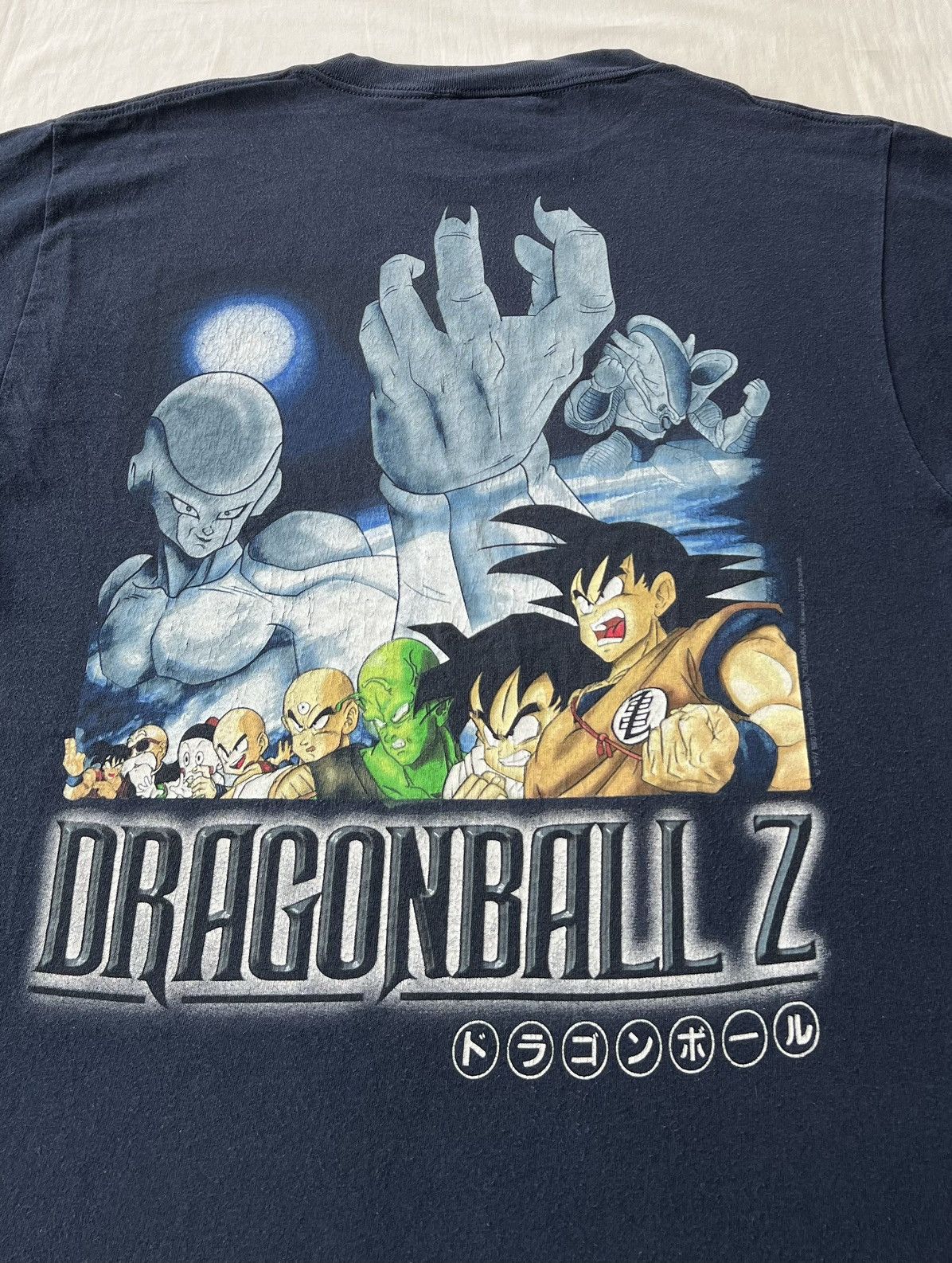 Anime Vintage 1997 Dragon Ball Z Son Goku Anime Manga Navy T-shirt Size US L / EU 52-54 / 3 - 12 Thumbnail