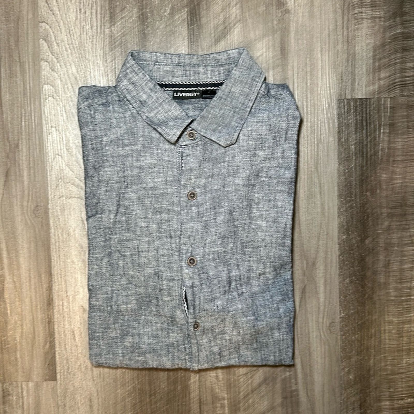 Other Livergy Linen Blend Short Sleeve Button Down - Medium Size US M / EU 48-50 / 2 - 1 Thumbnail