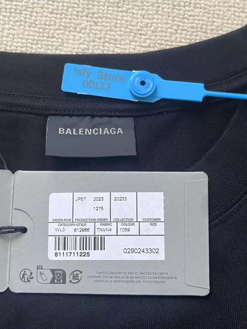 Balenciaga Balenciaga Letter Print Crewneck Short Sleeve T-Shirt Regu Size US L / EU 52-54 / 3 - 5 Thumbnail